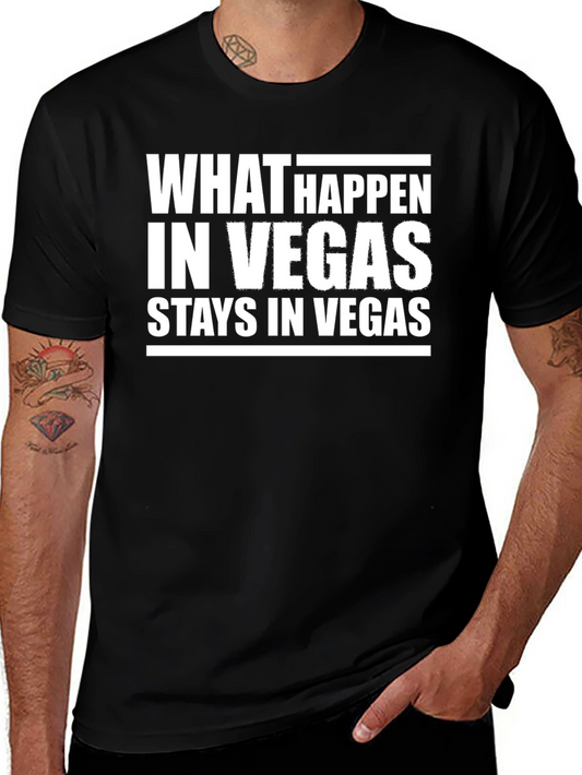 Vegas Slogan Graphic T-Shirt