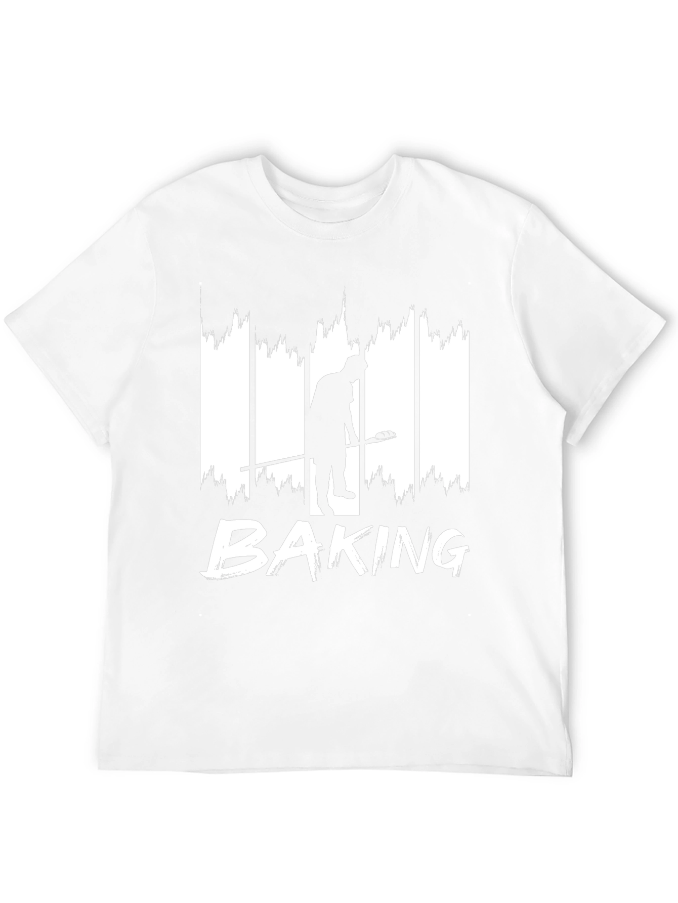 Baking Silhouette Graphic T-Shirt - Black