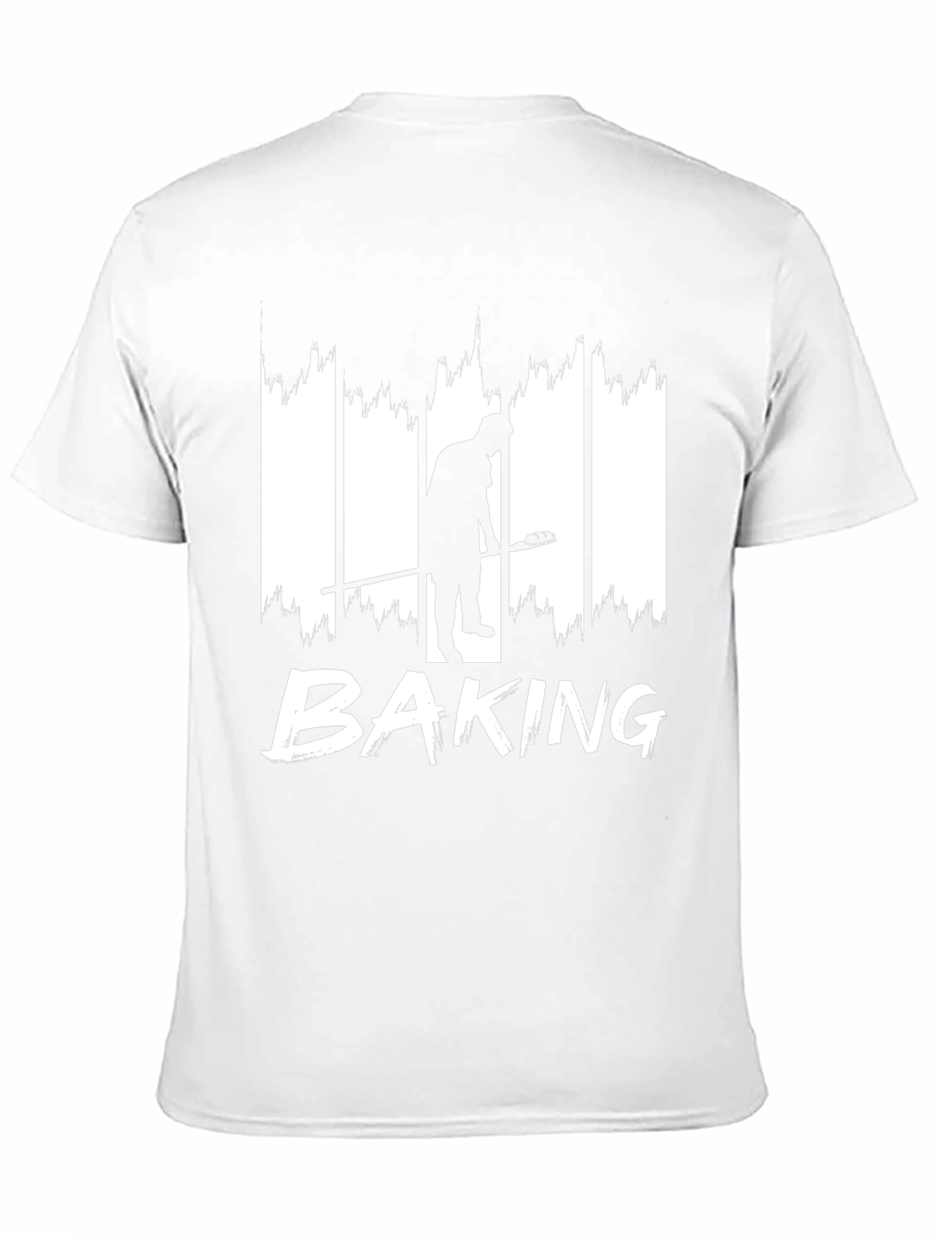 Baking Silhouette Graphic T-Shirt - Black