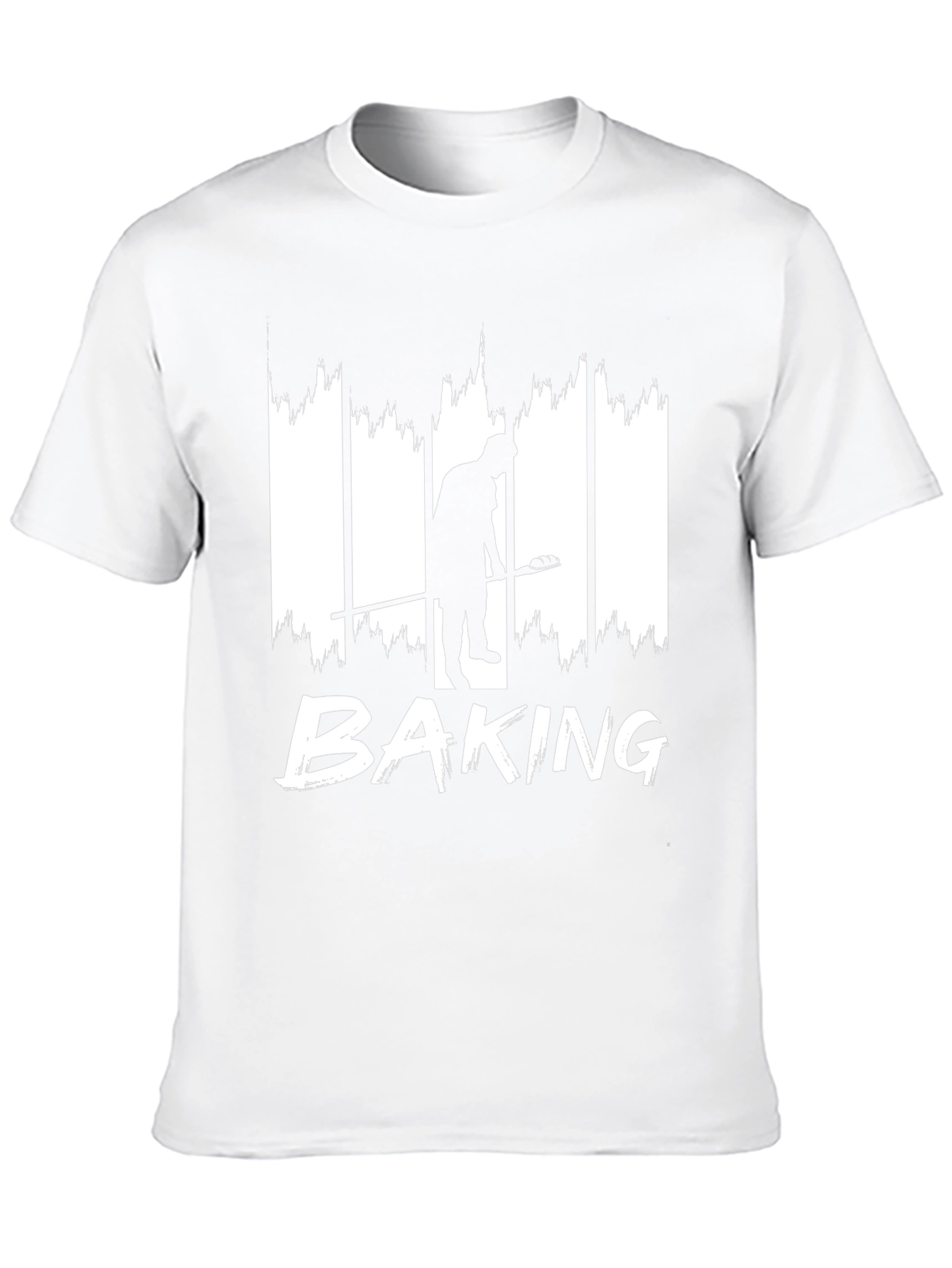 Baking Silhouette Graphic T-Shirt - Black