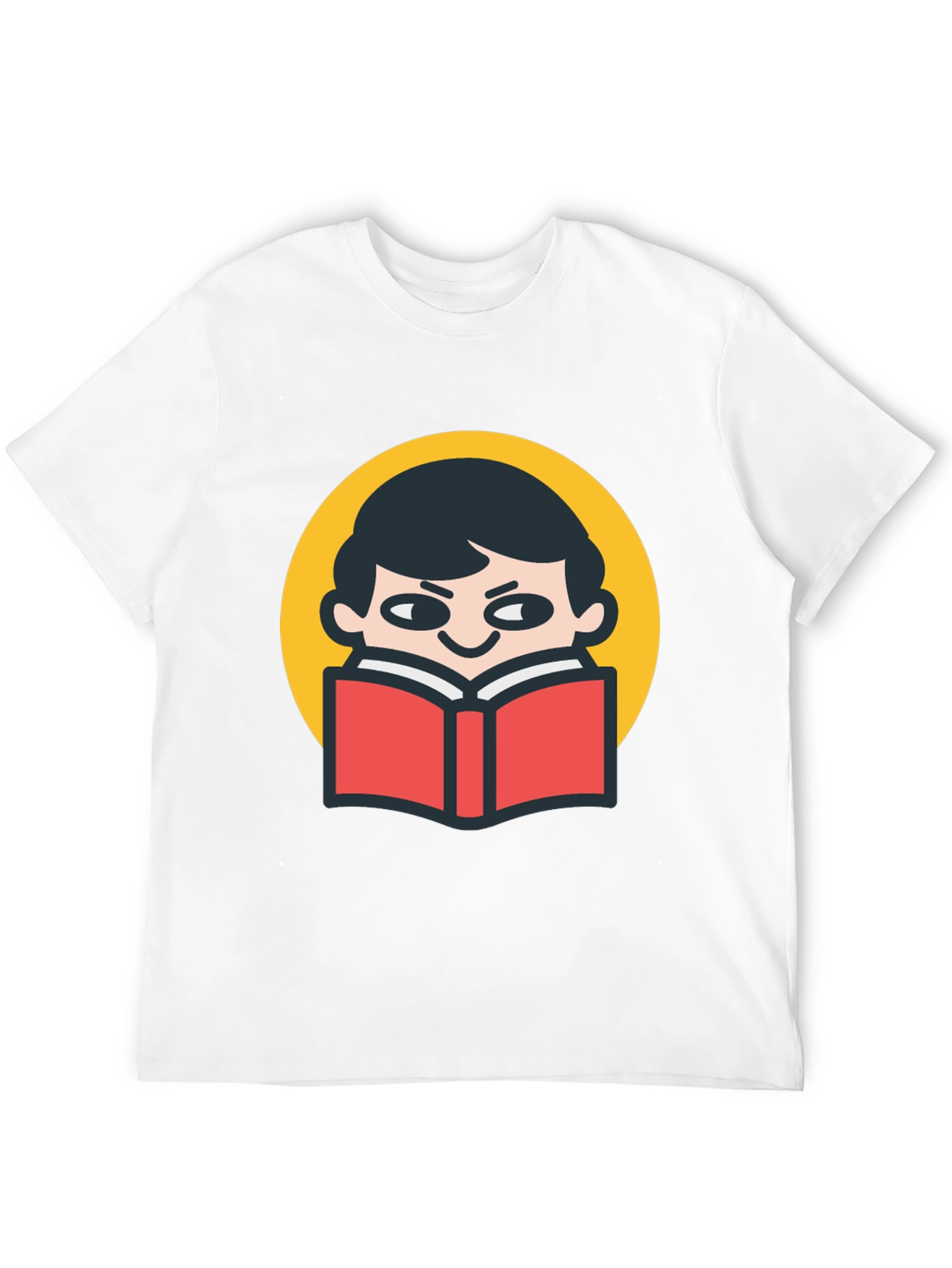 Reader Graphic T-Shirt - Black Cotton Tee