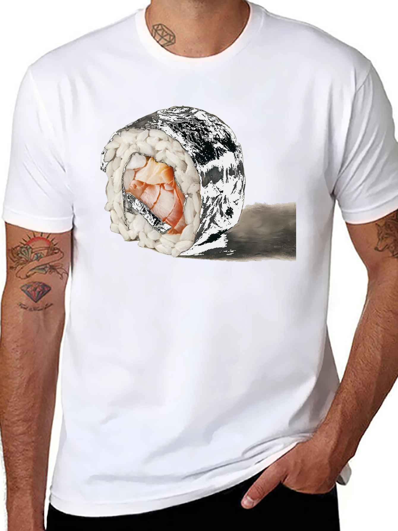 Sushi Roll Graphic Tee