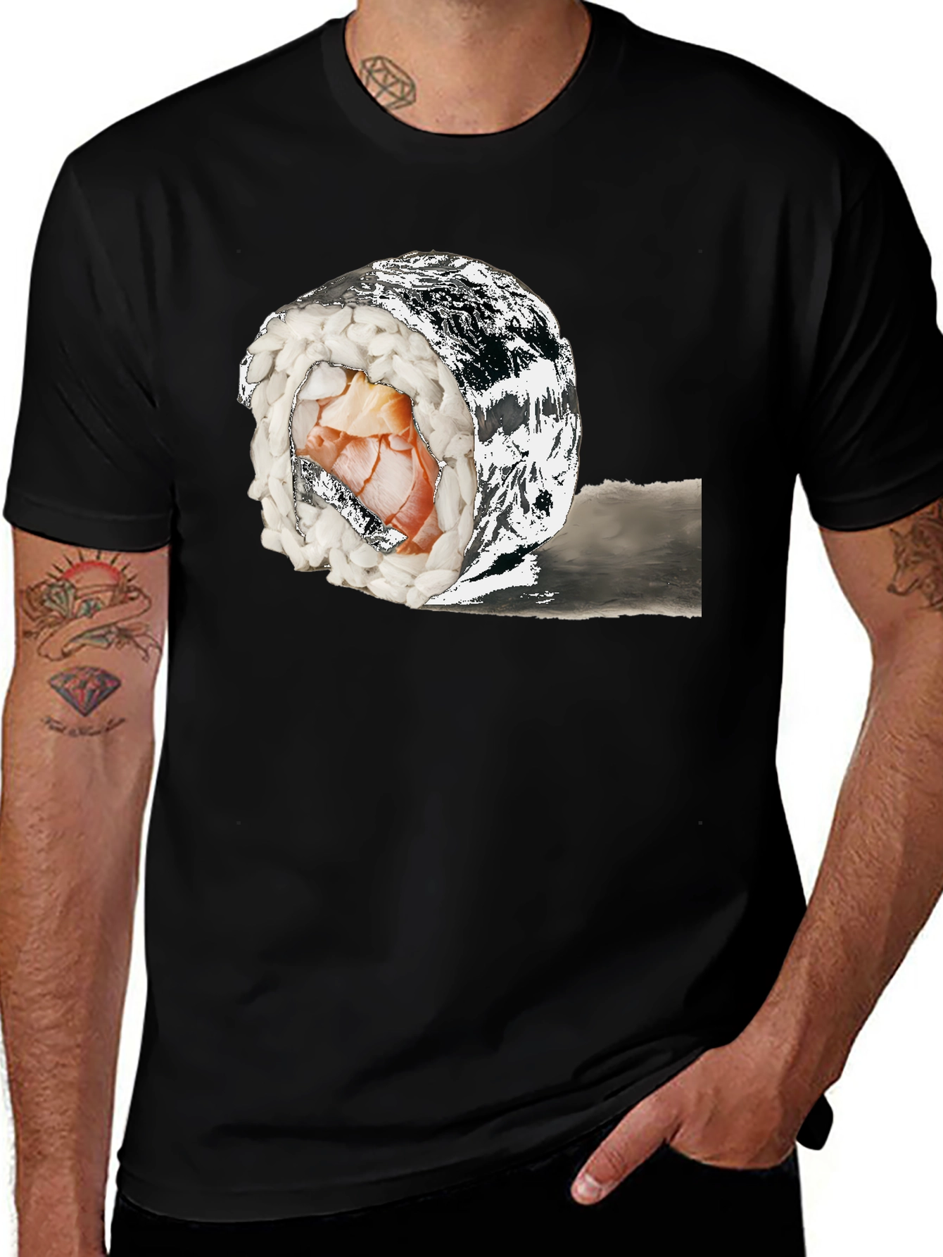 Sushi Roll Graphic Tee