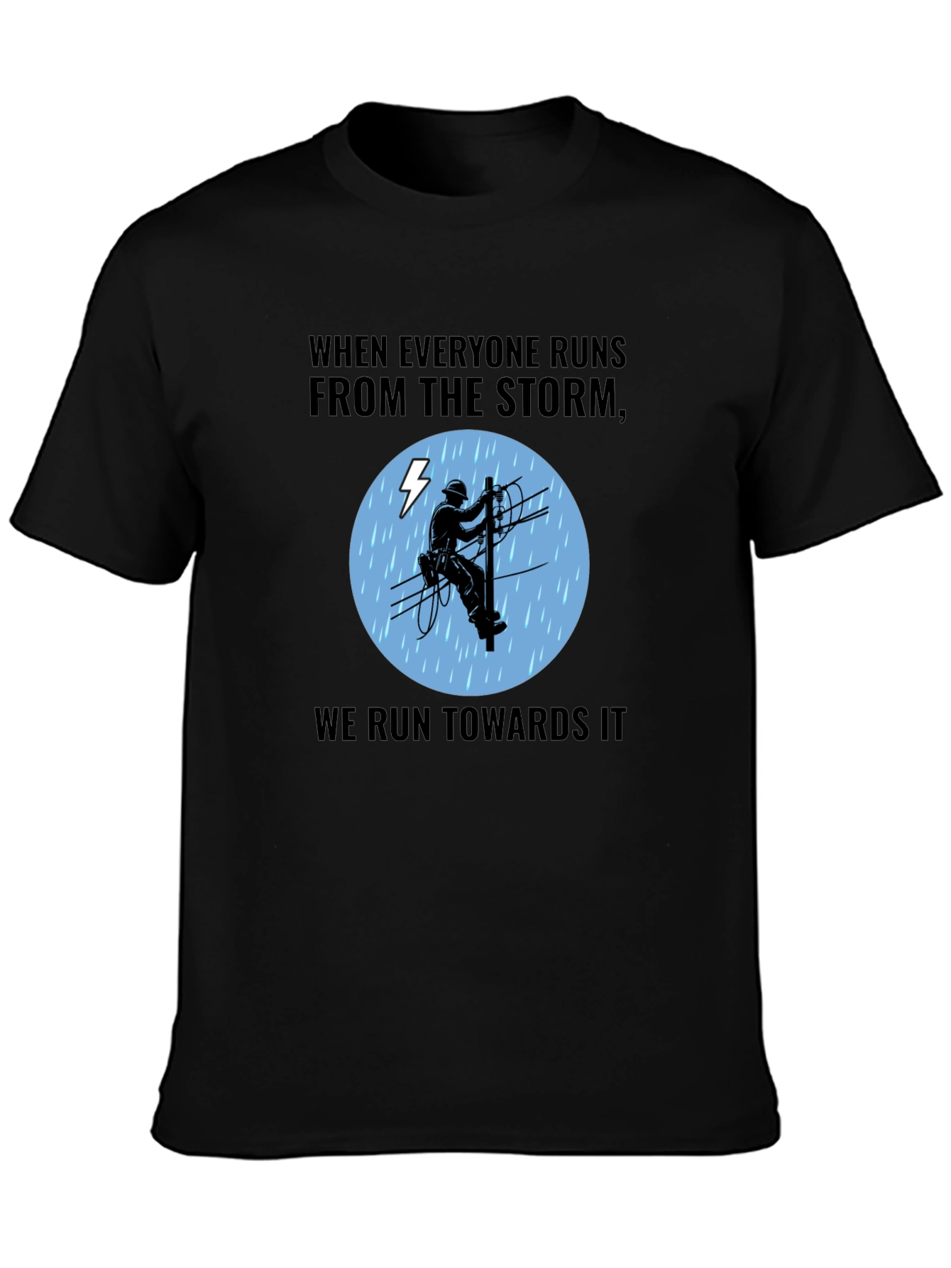 Lineman Storm T-Shirt - Power Worker