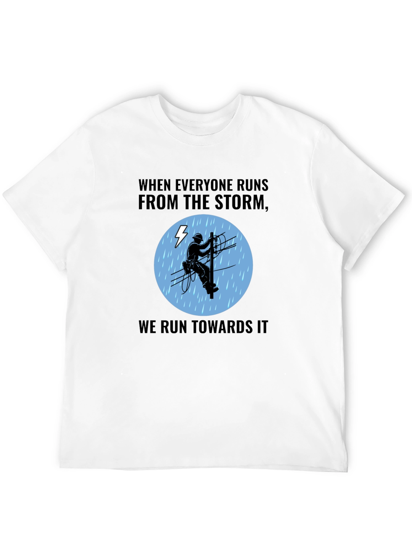 Lineman Storm T-Shirt - Power Worker
