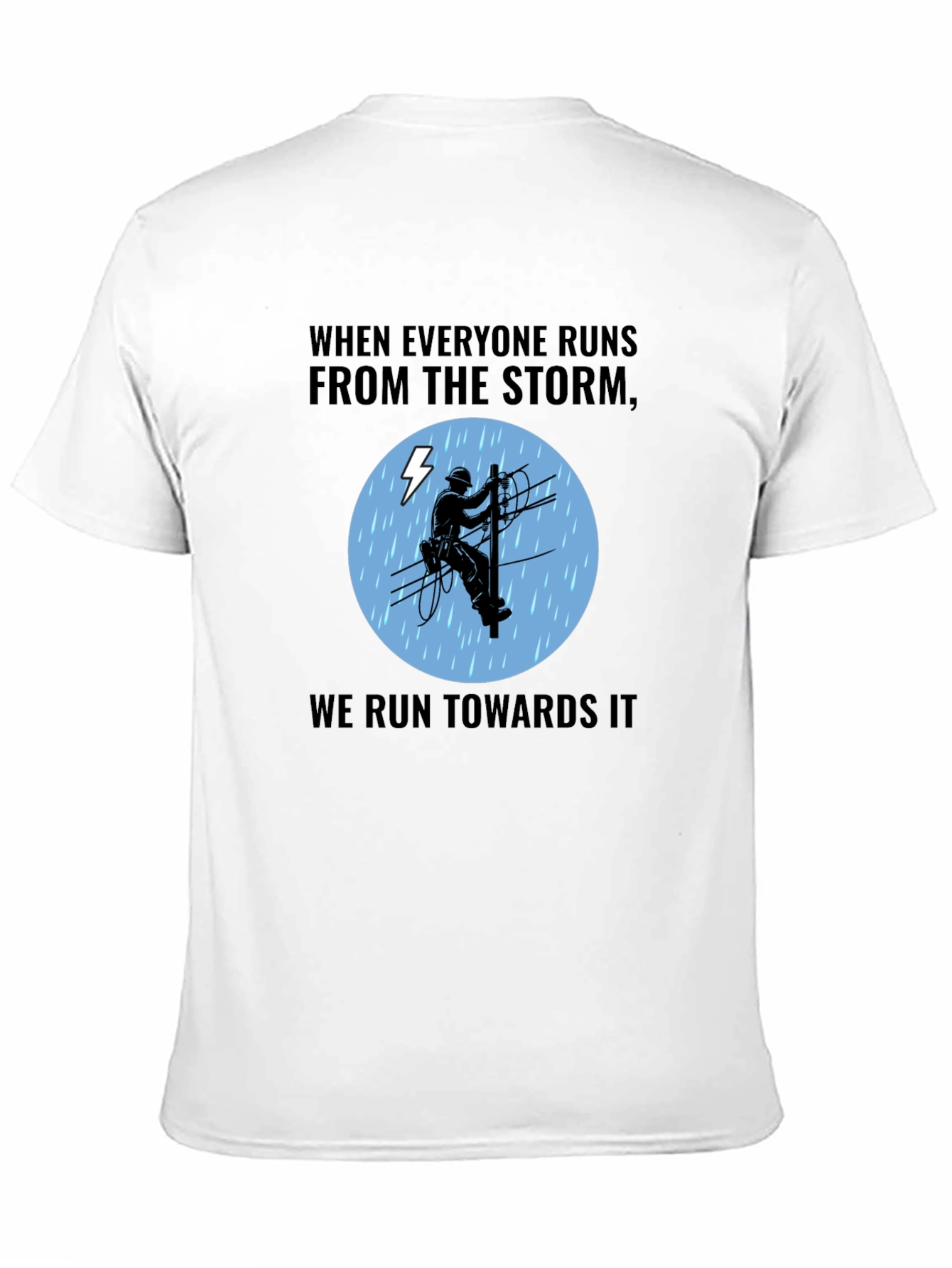 Lineman Storm T-Shirt - Power Worker