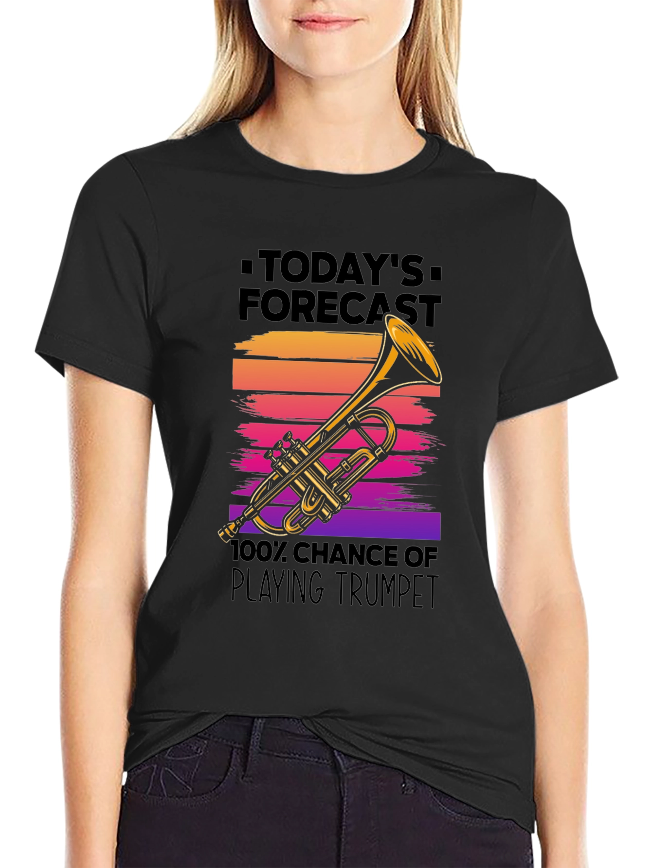 Trumpet Player Forecast T-Shirt
