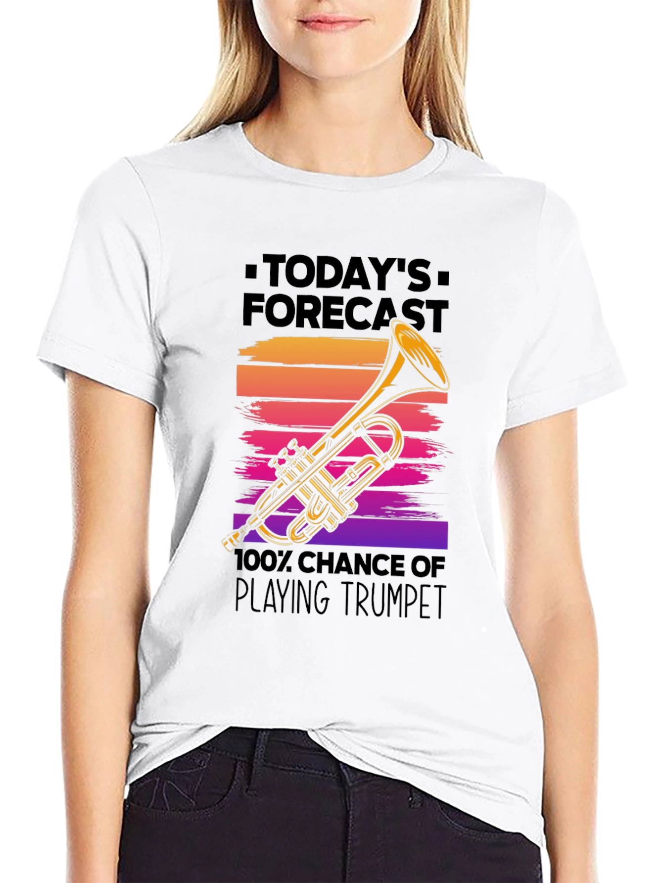 Trumpet Player Forecast T-Shirt