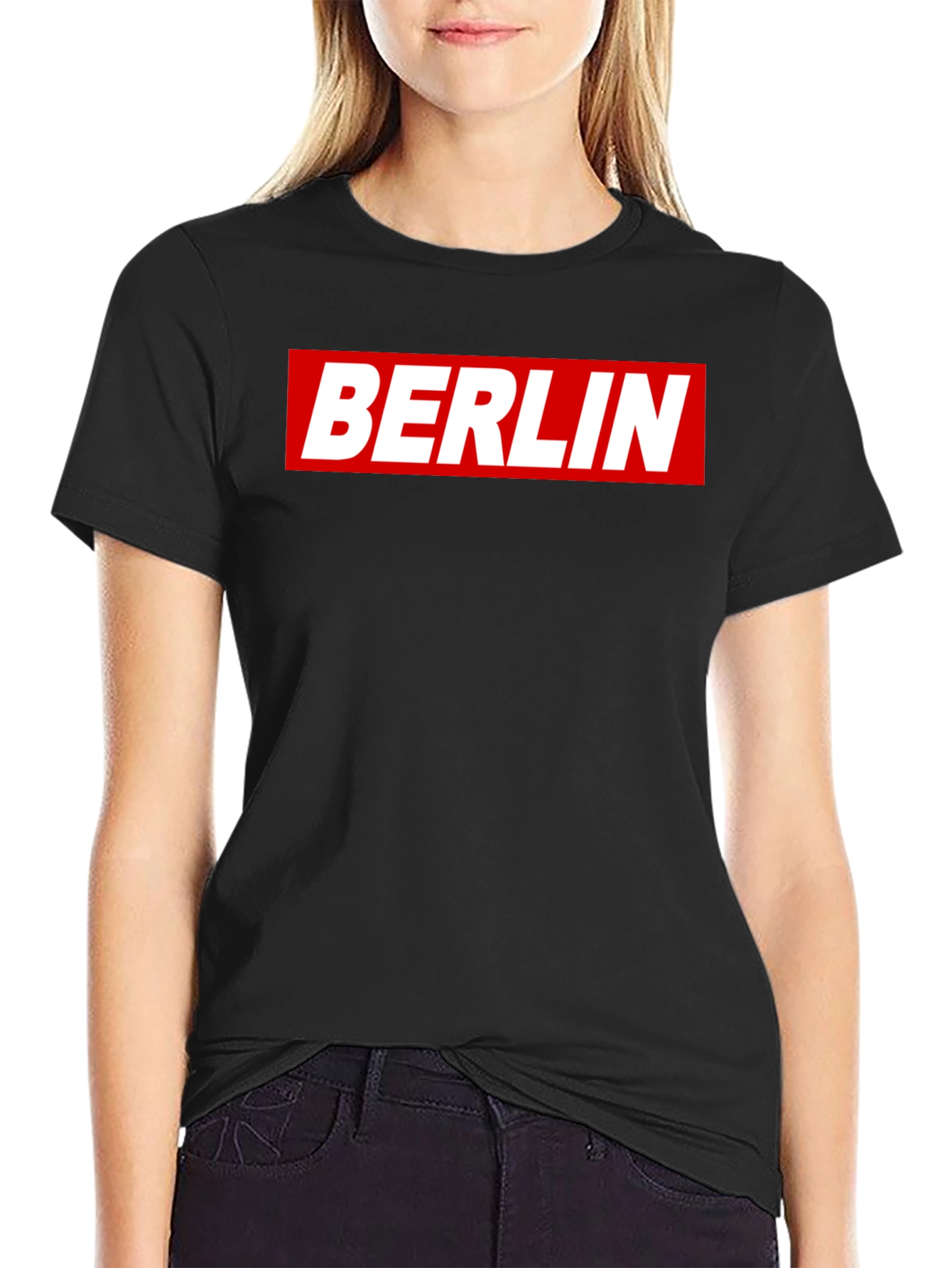 Berlin Box Logo Graphic T-Shirt - Bold City Style