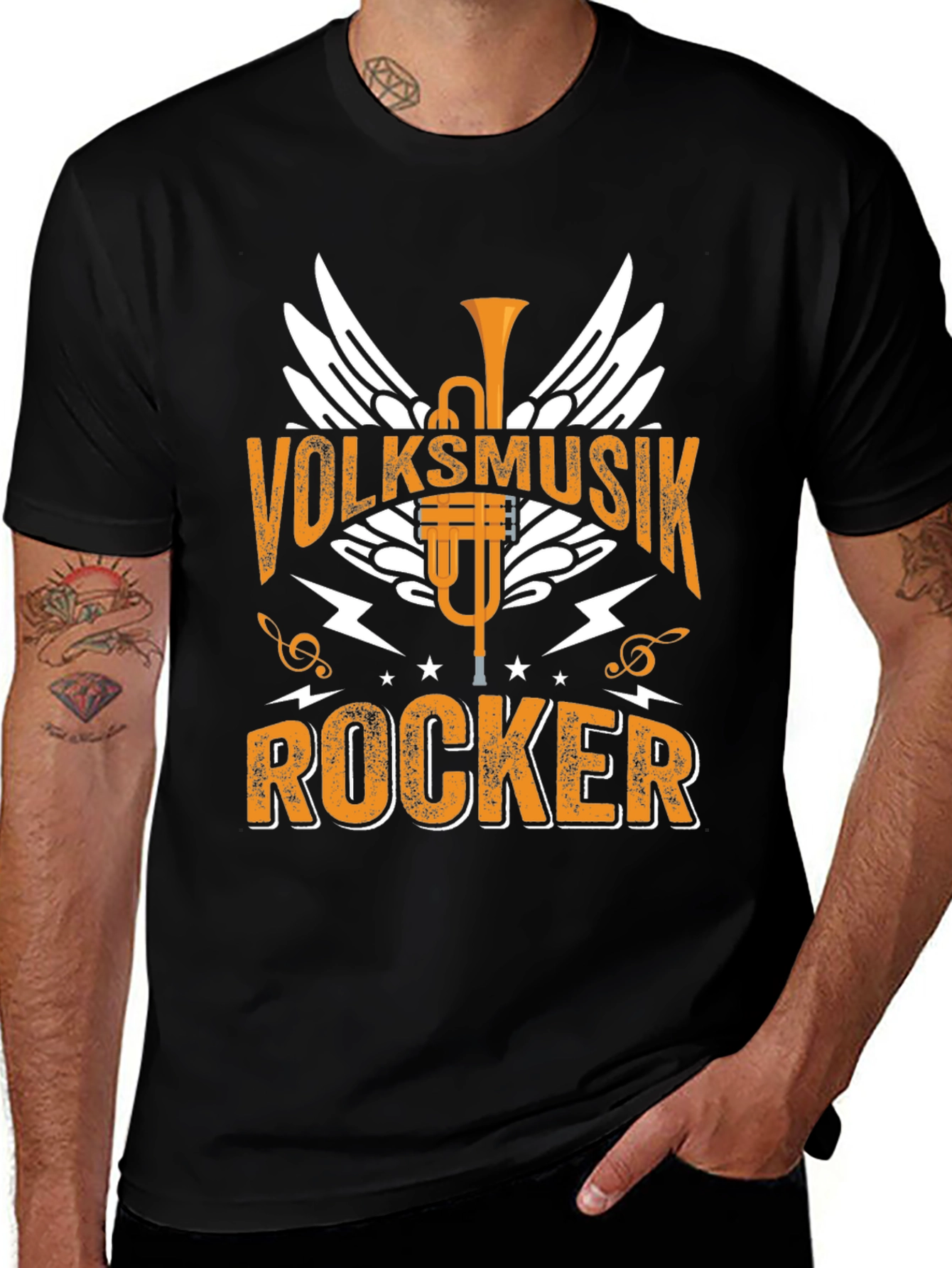 Volksmusik Rocker T-Shirt - Music Tee