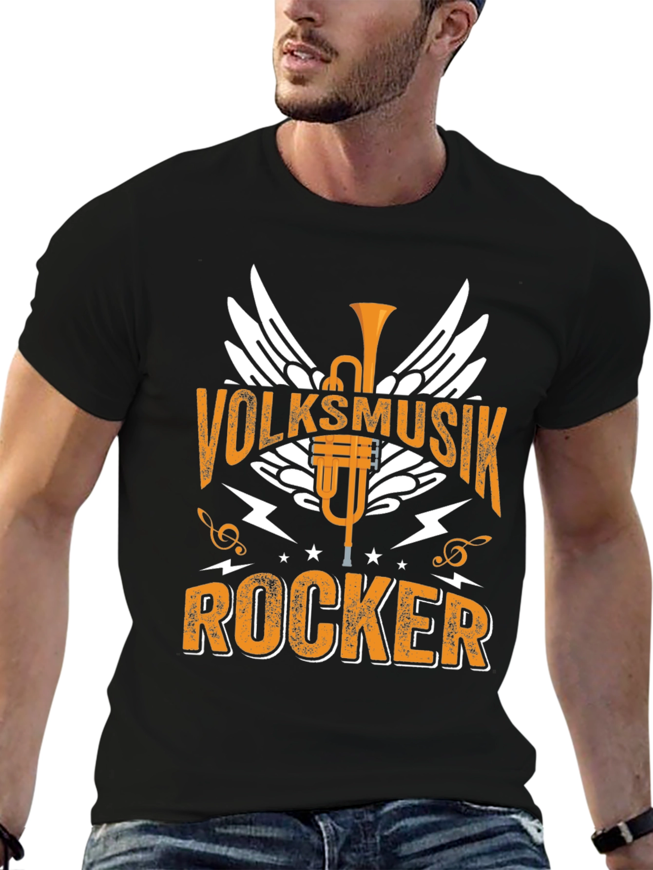 Volksmusik Rocker T-Shirt - Music Tee