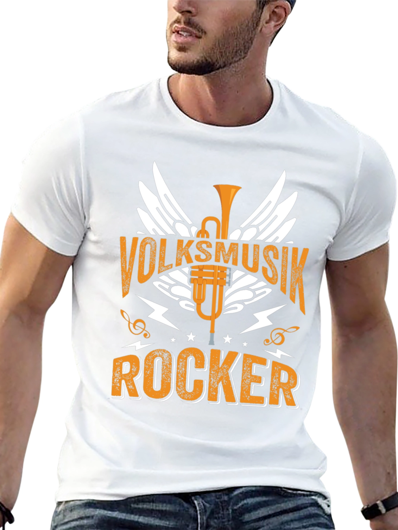 Volksmusik Rocker T-Shirt - Music Tee