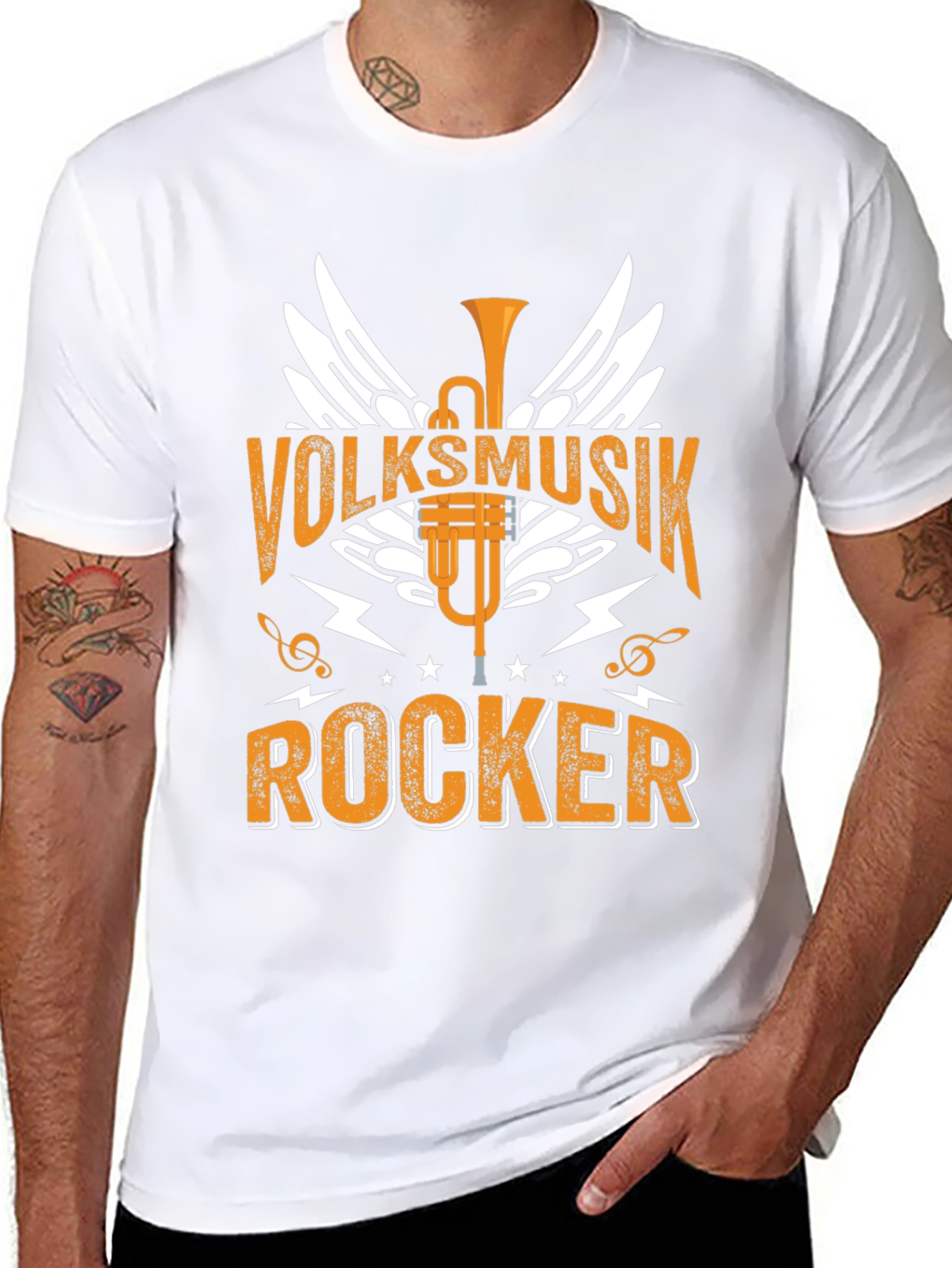 Volksmusik Rocker T-Shirt - Music Tee