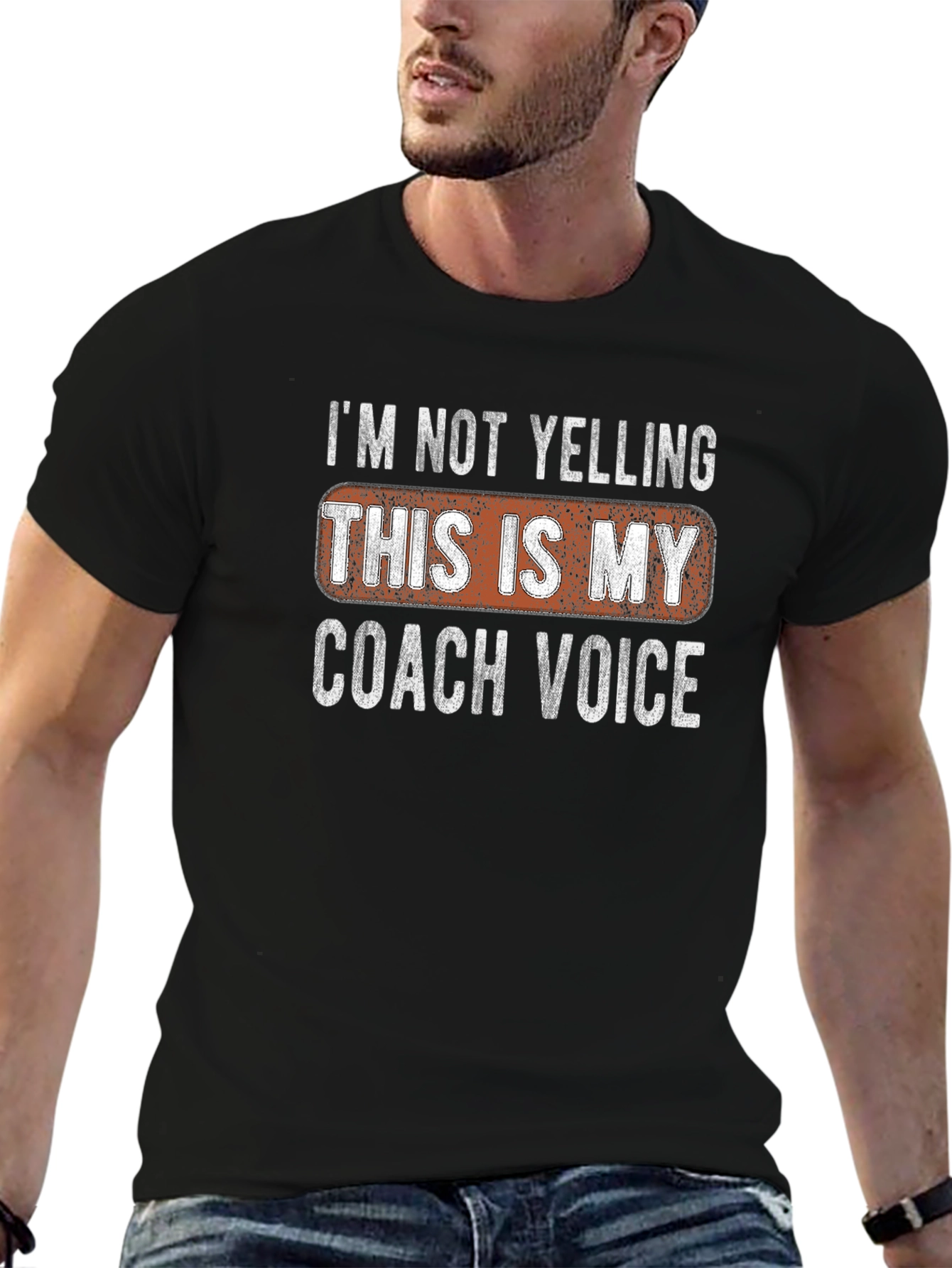 Coach Voice T-Shirt - Funny Slogan Tee
