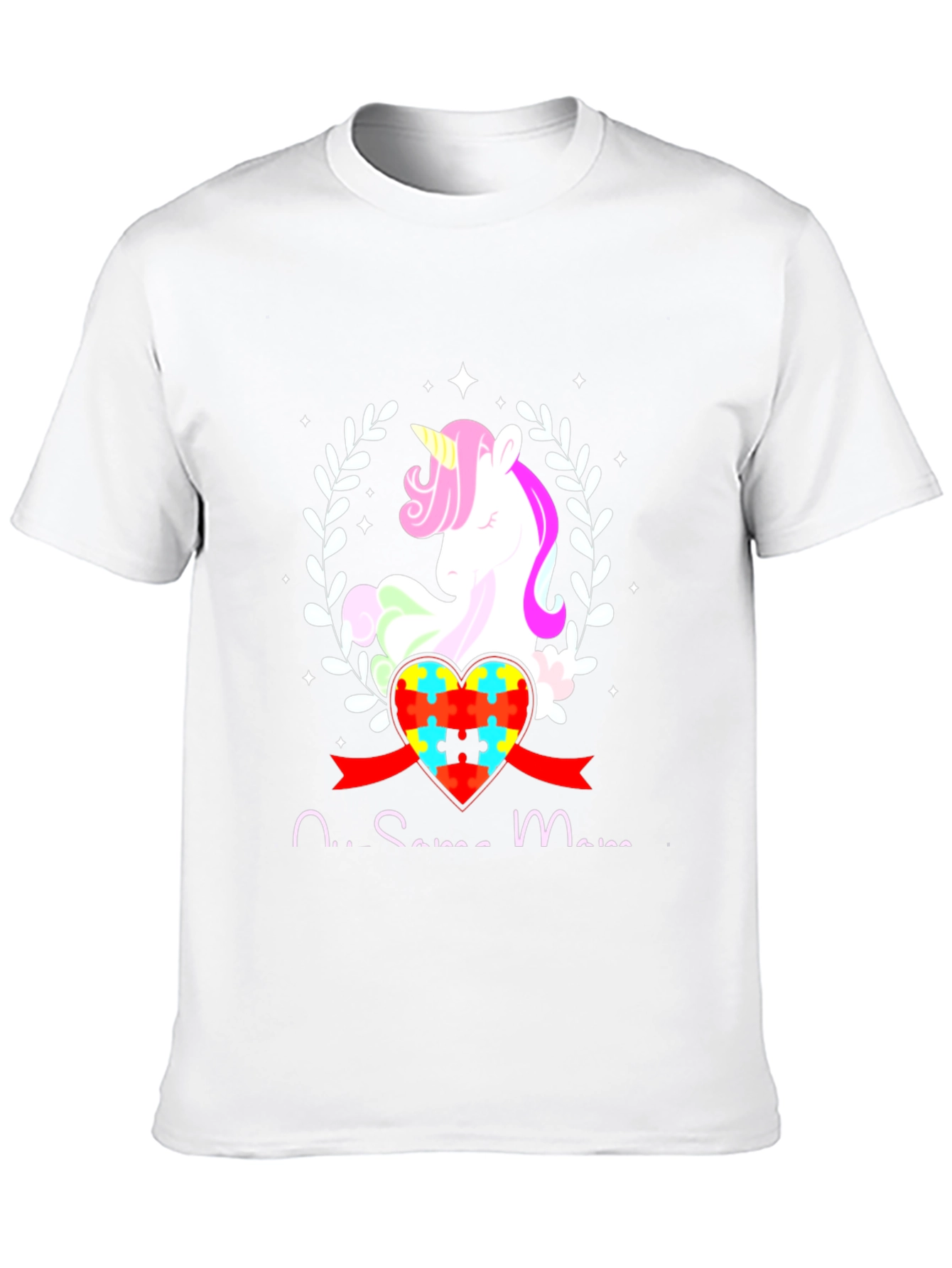 Autism Awareness Unicorn Heart T-Shirt