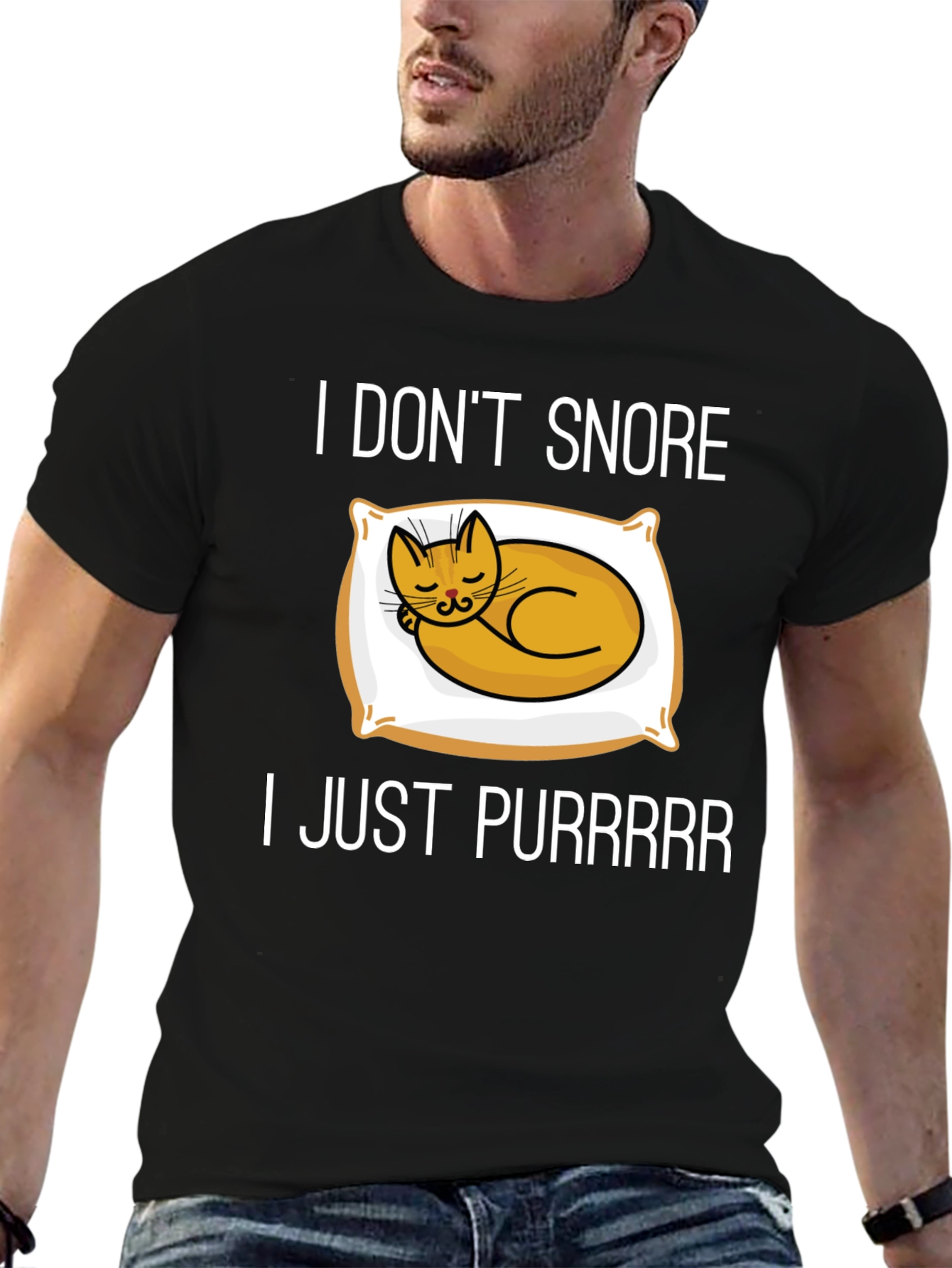I Dont Snore Cat T-Shirt