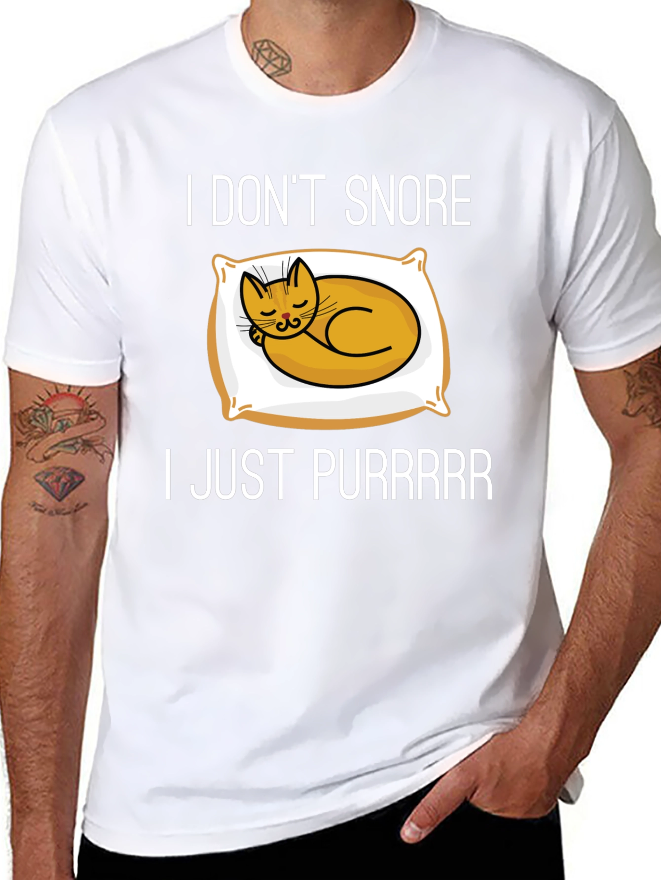 I Dont Snore Cat T-Shirt