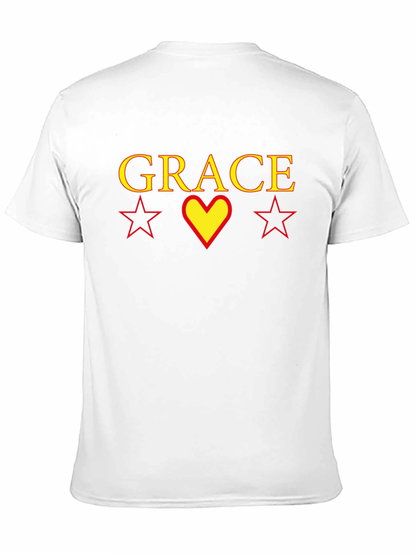 Grace Graphic T-Shirt with Heart and Stars