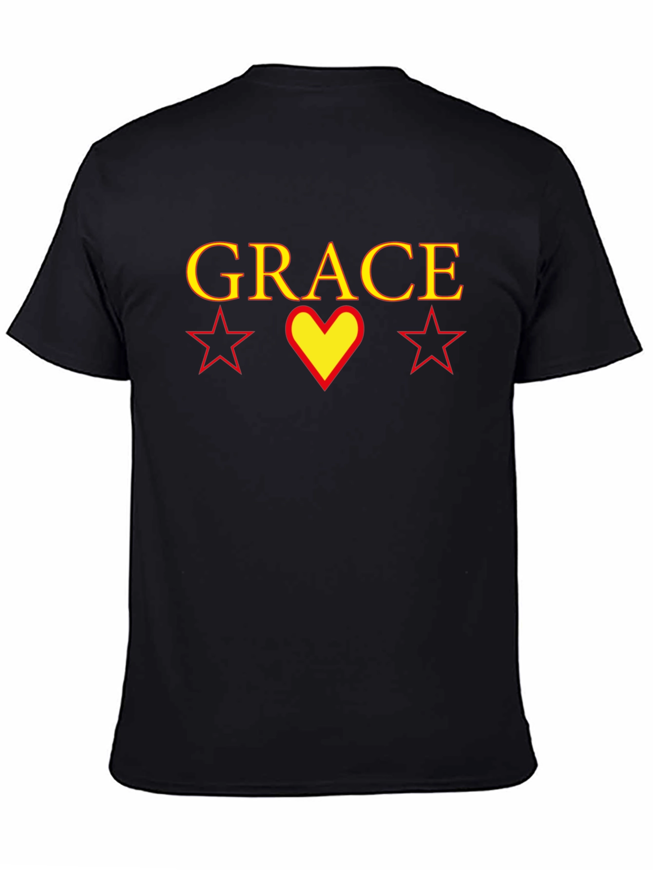 Grace Graphic T-Shirt with Heart and Stars