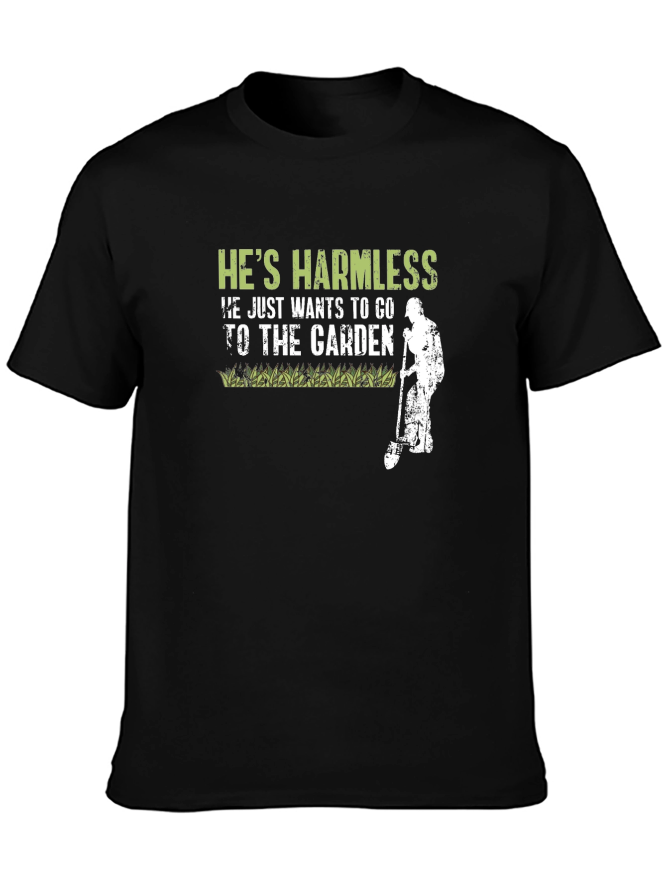 Hes Harmless Gardener Graphic T-Shirt