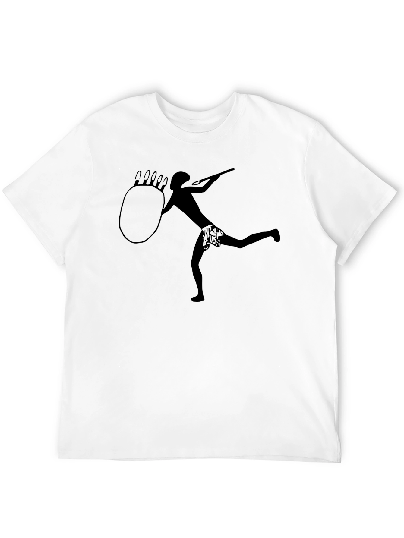 Tribal Art Graphic Black T-Shirt