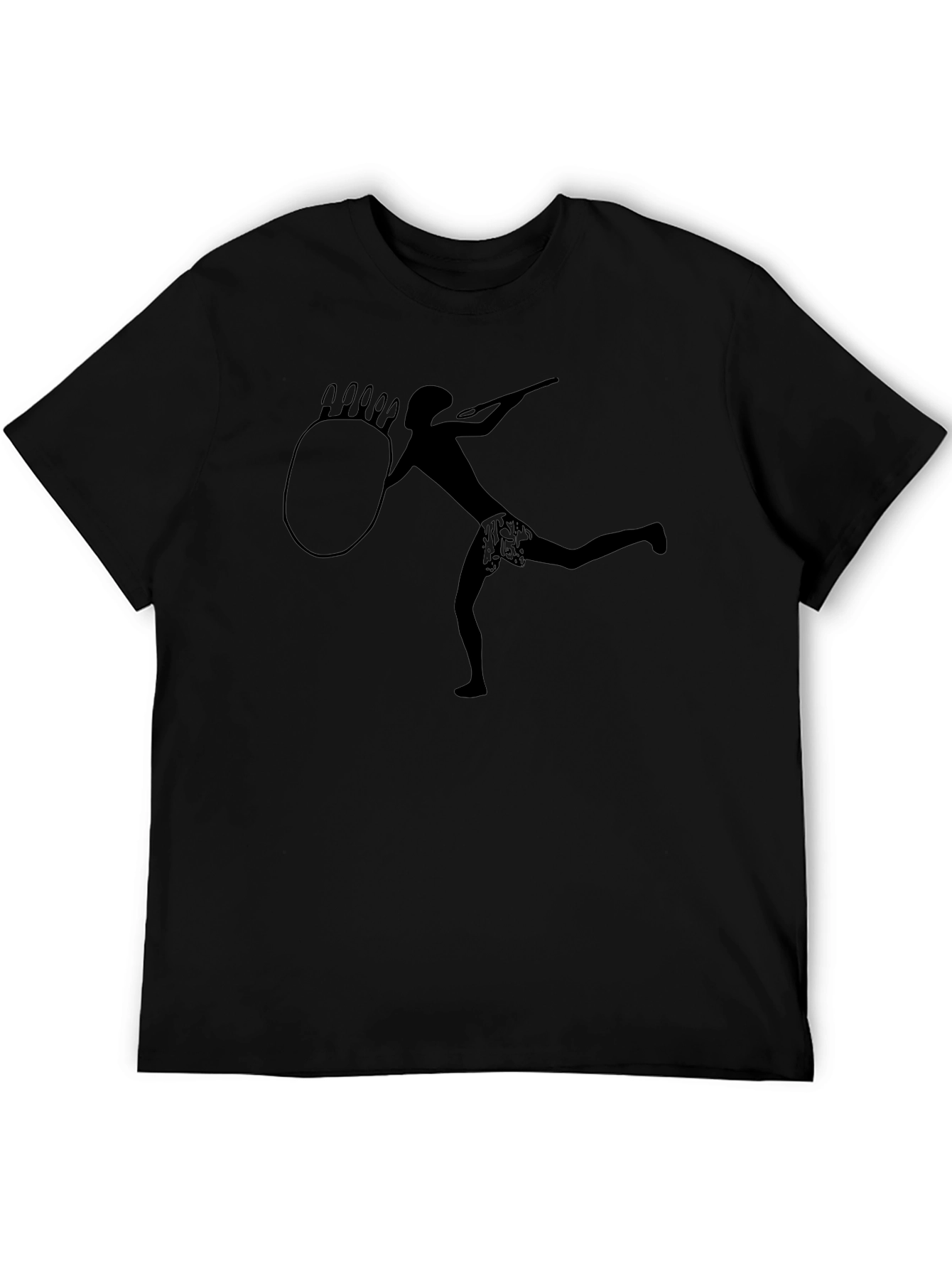 Tribal Art Graphic Black T-Shirt