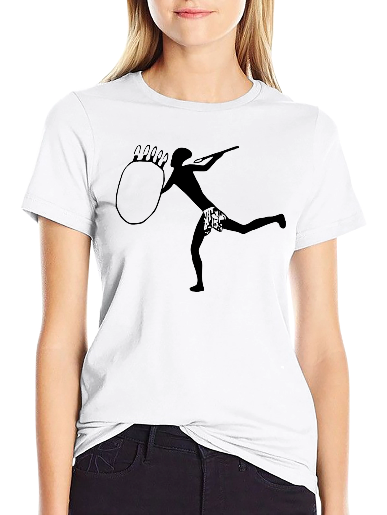 Tribal Art Graphic Black T-Shirt
