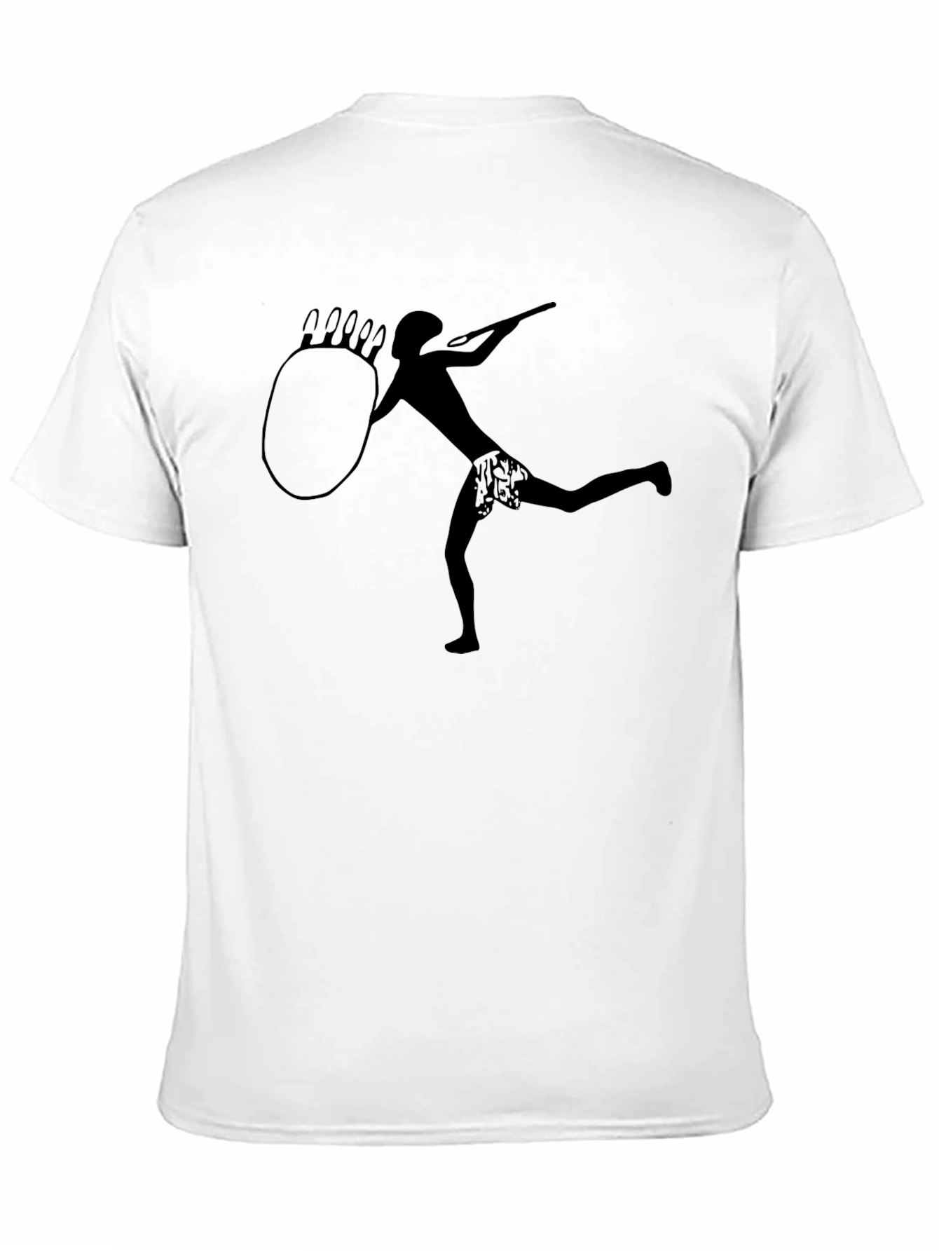 Tribal Art Graphic Black T-Shirt