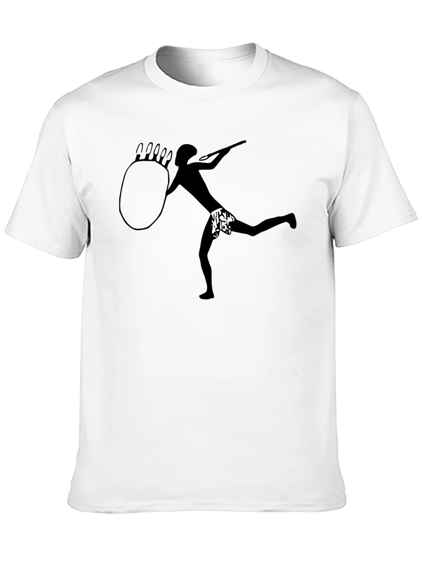 Tribal Art Graphic Black T-Shirt