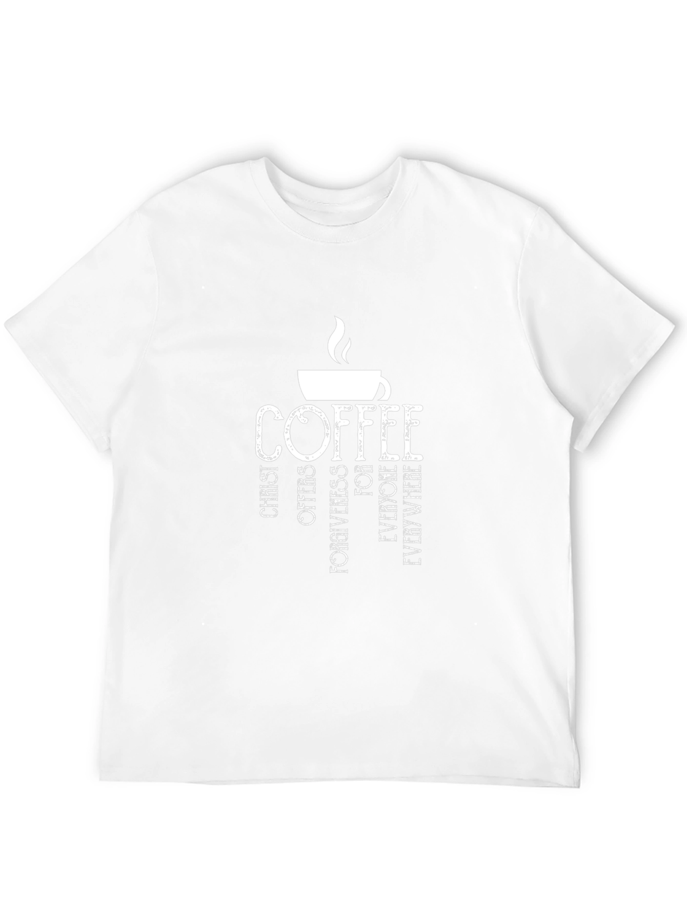 Coffee Christ Offers Forgiveness Tee