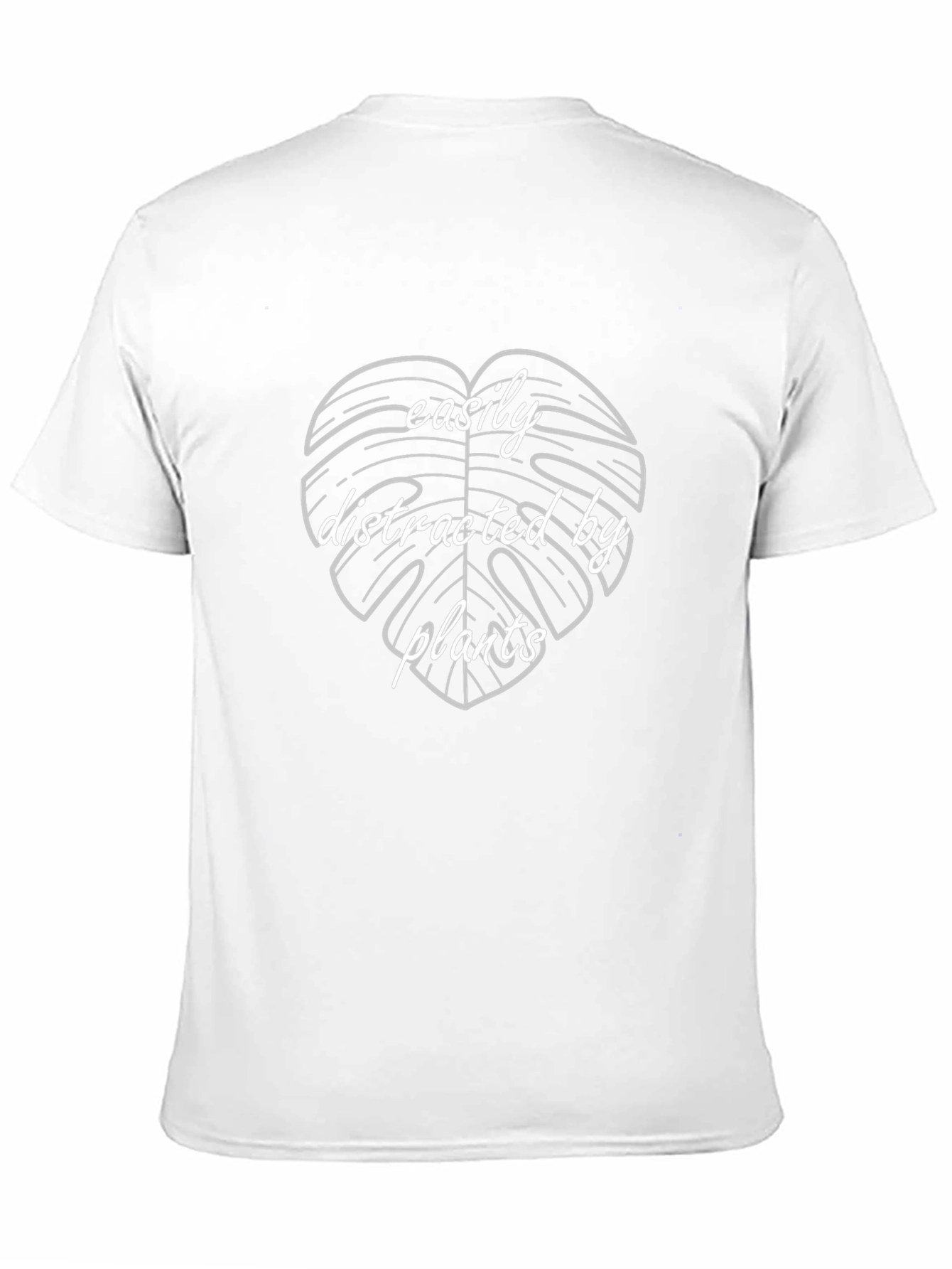 Easily Distracted By Plants Black Graphic Tee