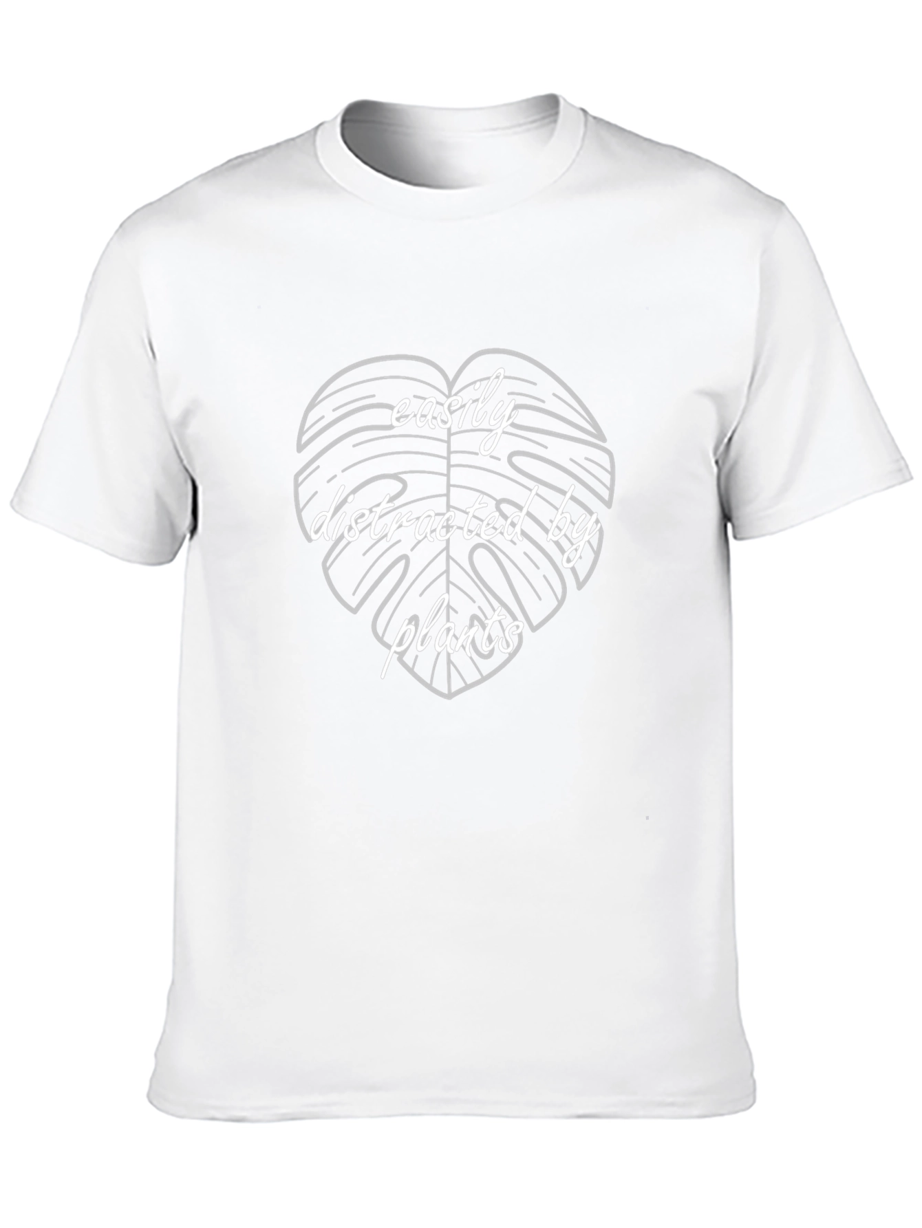 Easily Distracted By Plants Black Graphic Tee