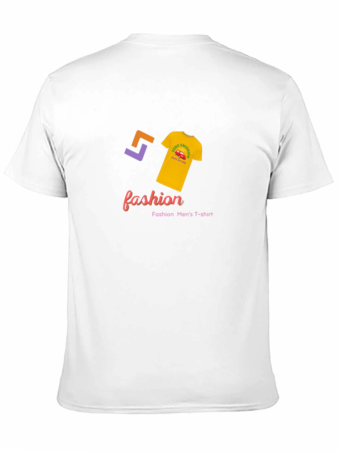 Fashion Mens T-Shirt - Zero Emission Design