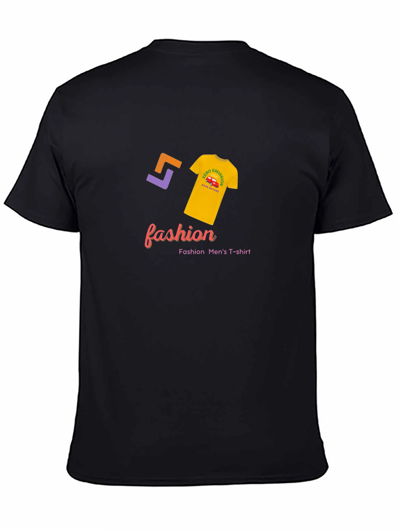 Fashion Mens T-Shirt - Zero Emission Design