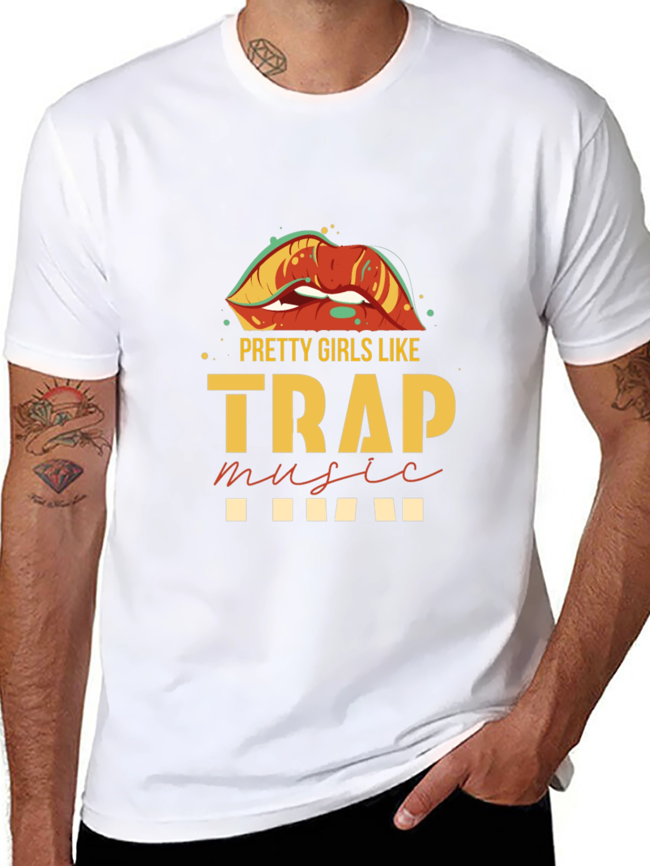 Trap Music Graphic Tee - Stylish Urban Fashion