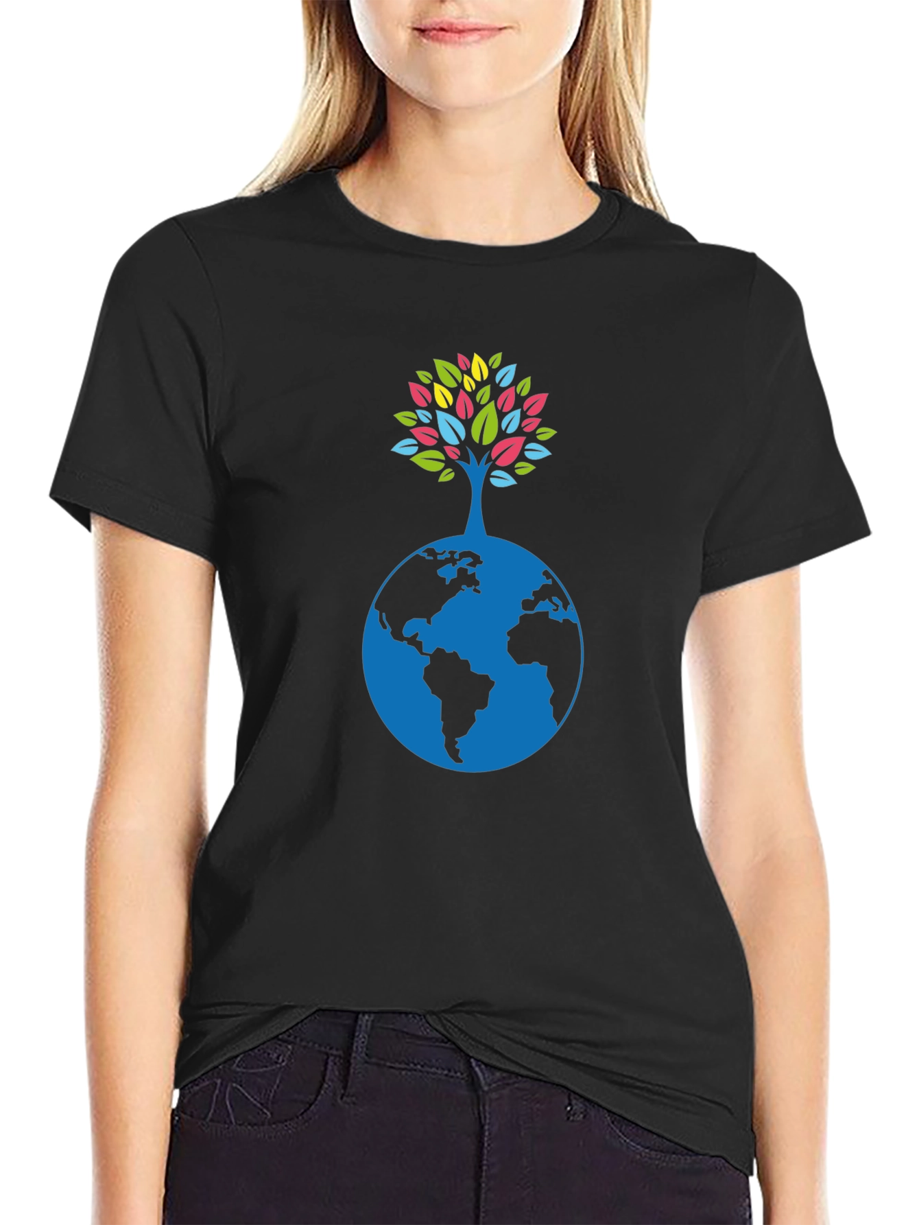 Earth Tree Graphic Tee - Eco-Friendly Style