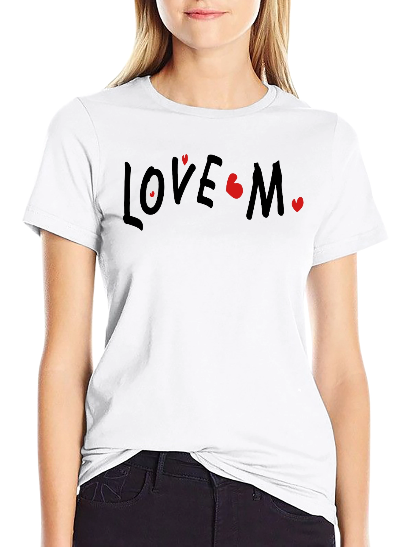 Love Me T-Shirt - Heart Accents