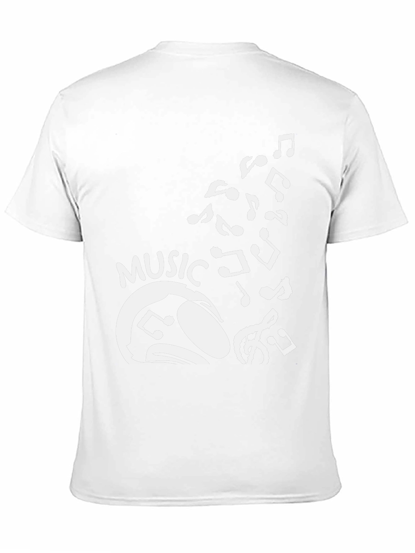 Music Lovers Graphic Tee - Black Cotton T-Shirt