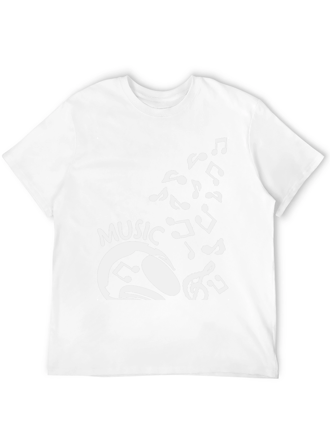 Music Lovers Graphic Tee - Black Cotton T-Shirt