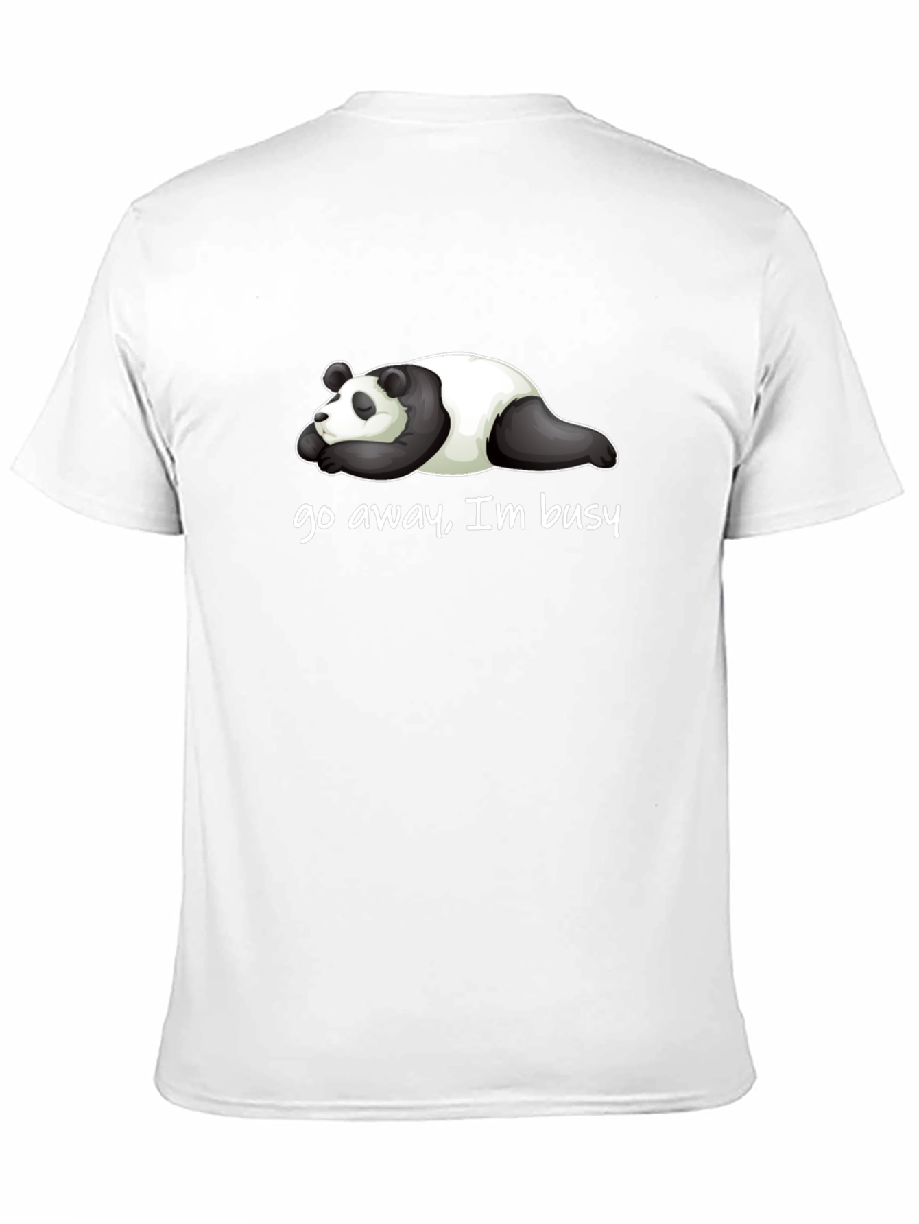 Lazy Panda T-Shirt - Go Away Im Busy