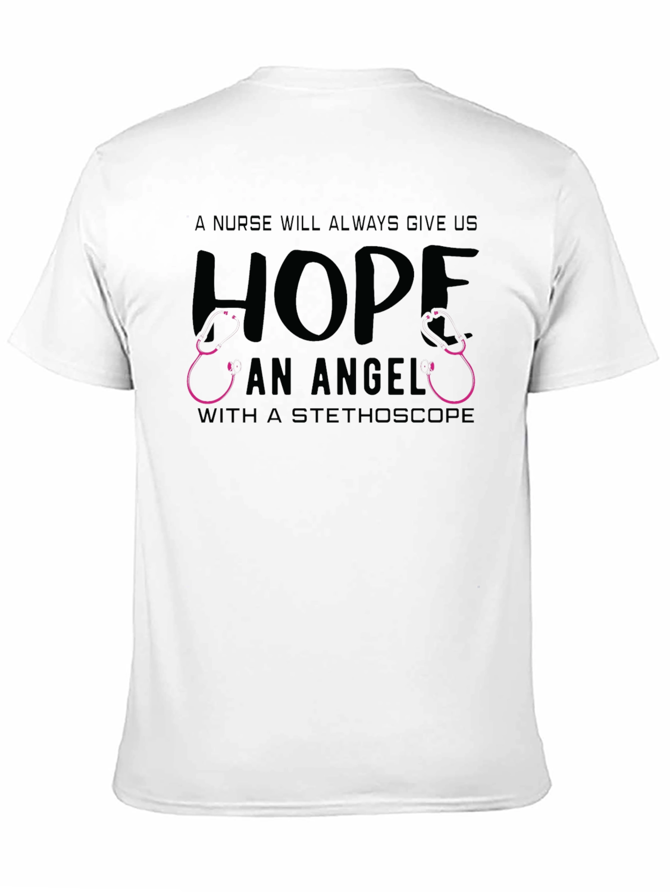 Nurse Hope Stethoscope Graphic T-Shirt