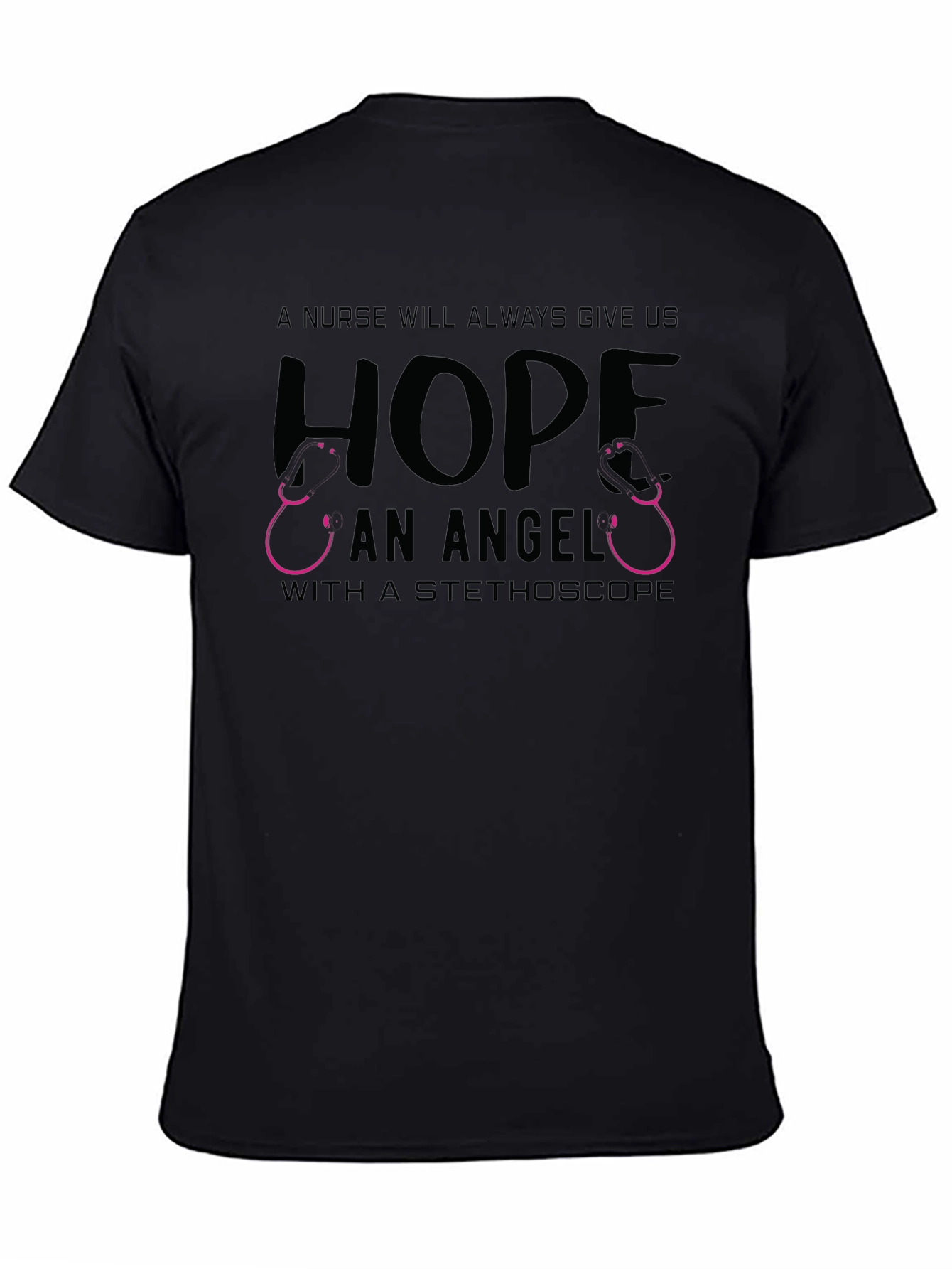 Nurse Hope Stethoscope Graphic T-Shirt