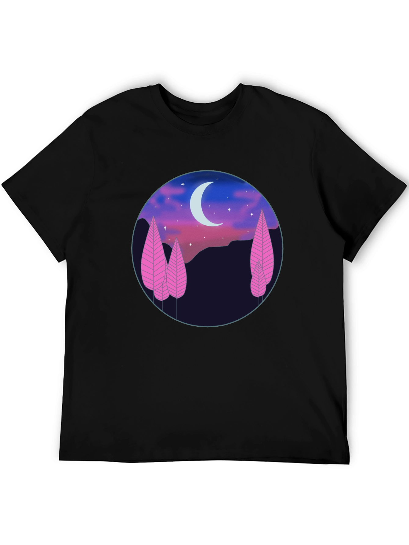 Moonlit Forest Graphic Tee - Unisex