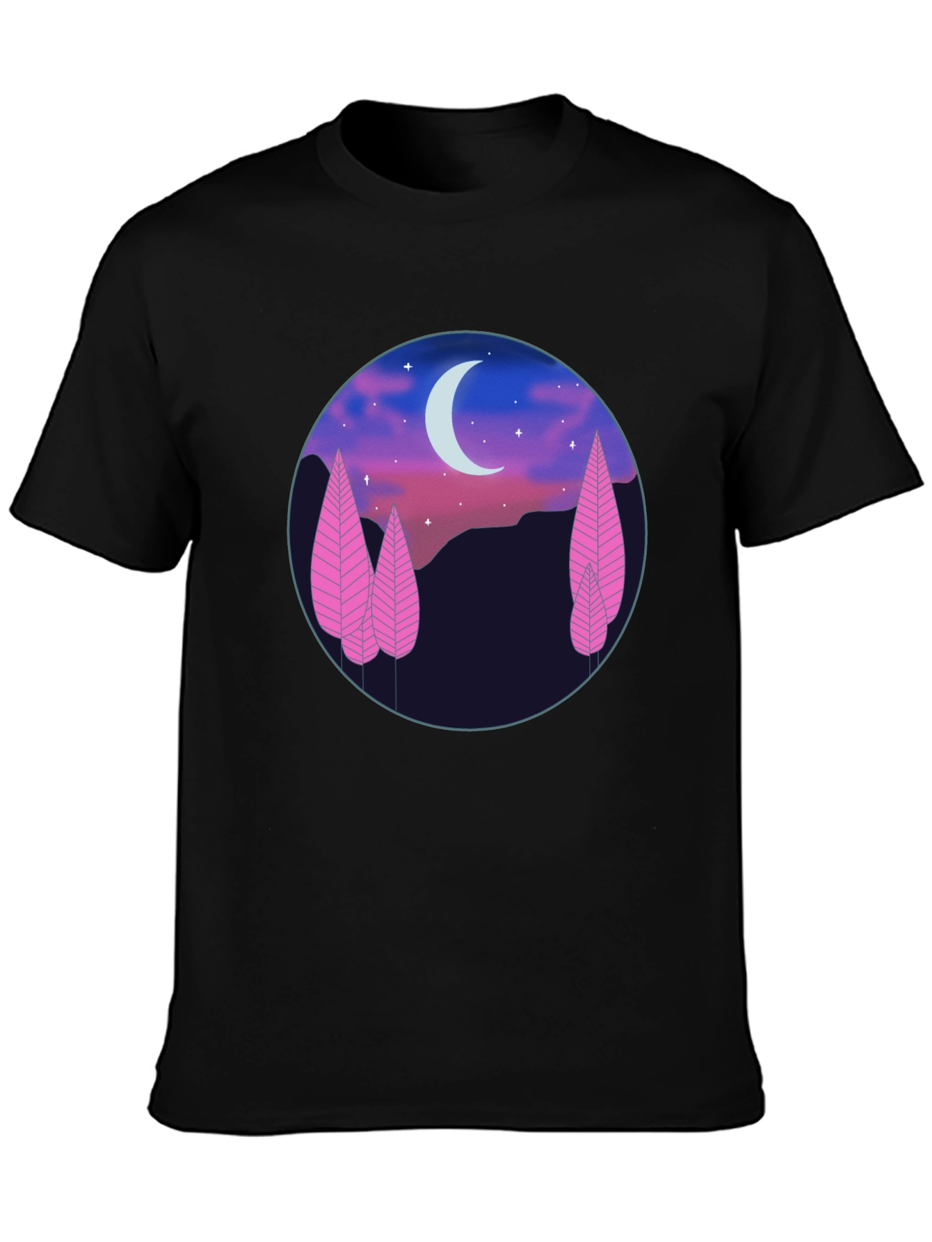Moonlit Forest Graphic Tee - Unisex