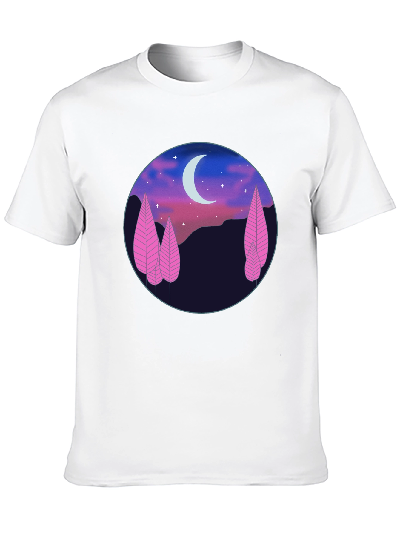 Moonlit Forest Graphic Tee - Unisex