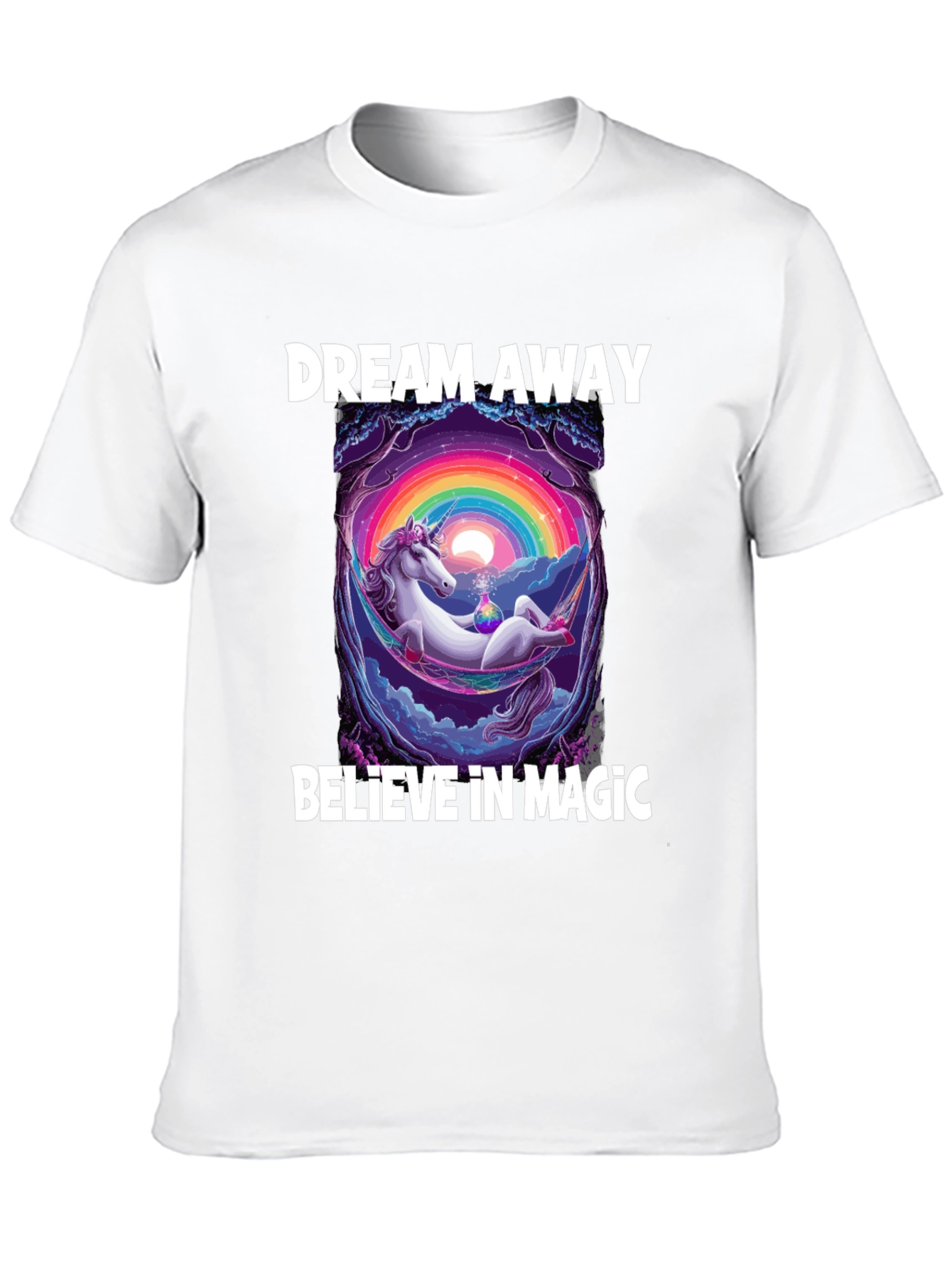 Dream Away Unicorn Graphic T-Shirt