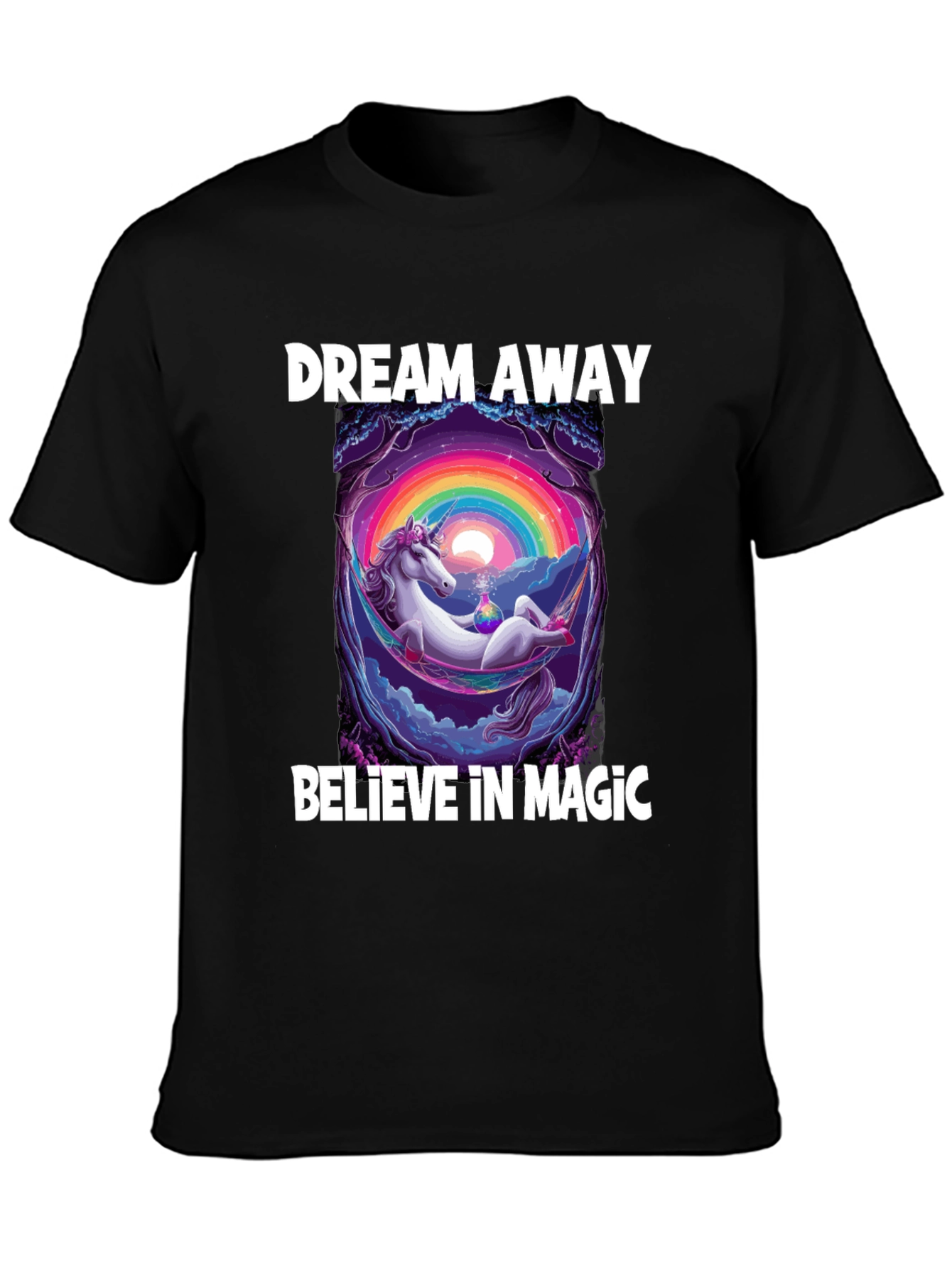 Dream Away Unicorn Graphic T-Shirt