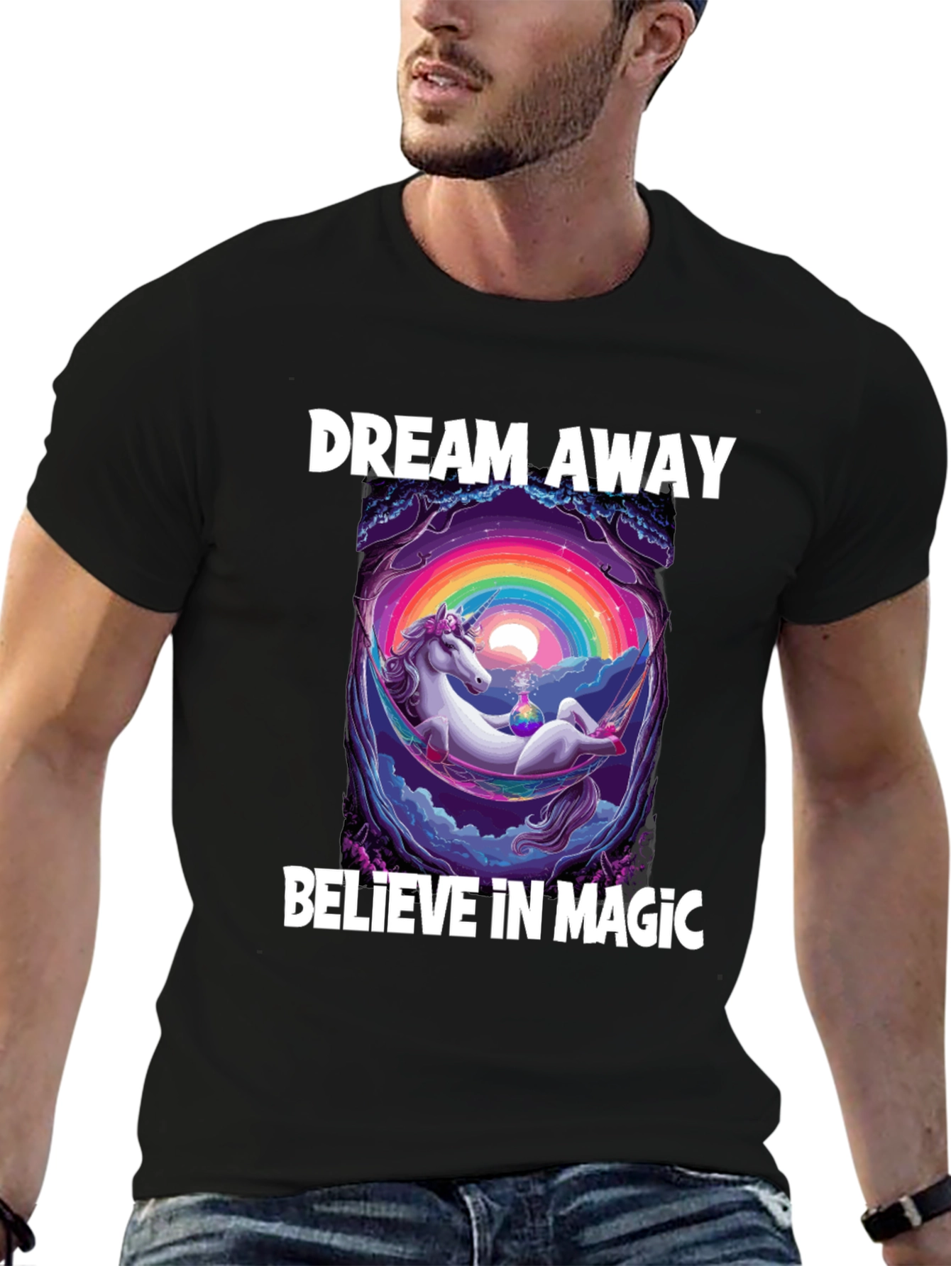 Dream Away Unicorn Graphic T-Shirt