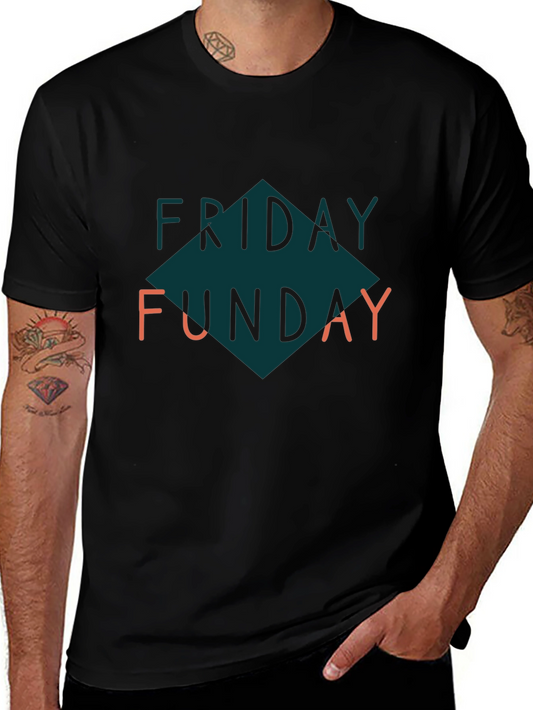 Friday Funday Graphic Tee - Black
