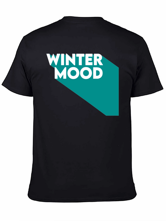 Winter Mood Graphic Tee - Modern Design